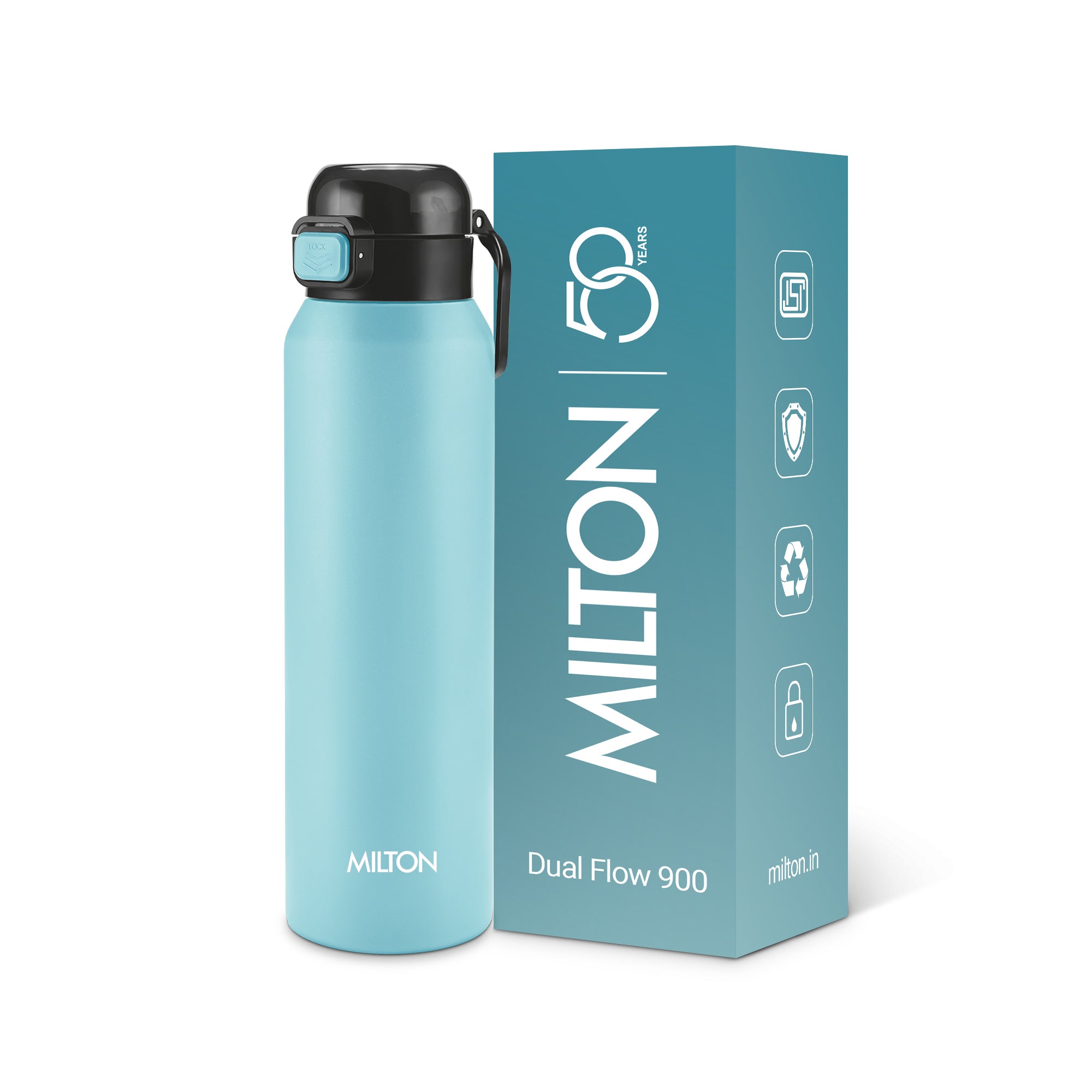 Dual Flow Thermosteel Water Bottle (Milton)