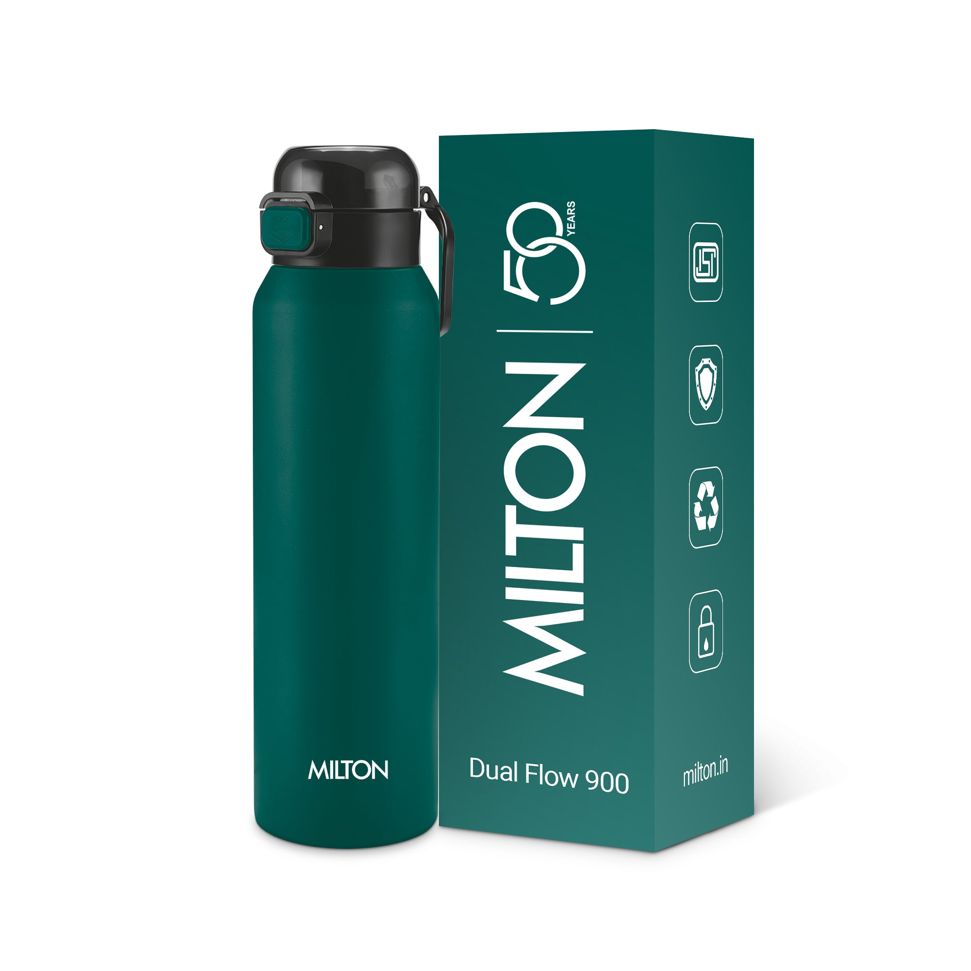 Dual Flow Thermosteel Water Bottle (Milton)