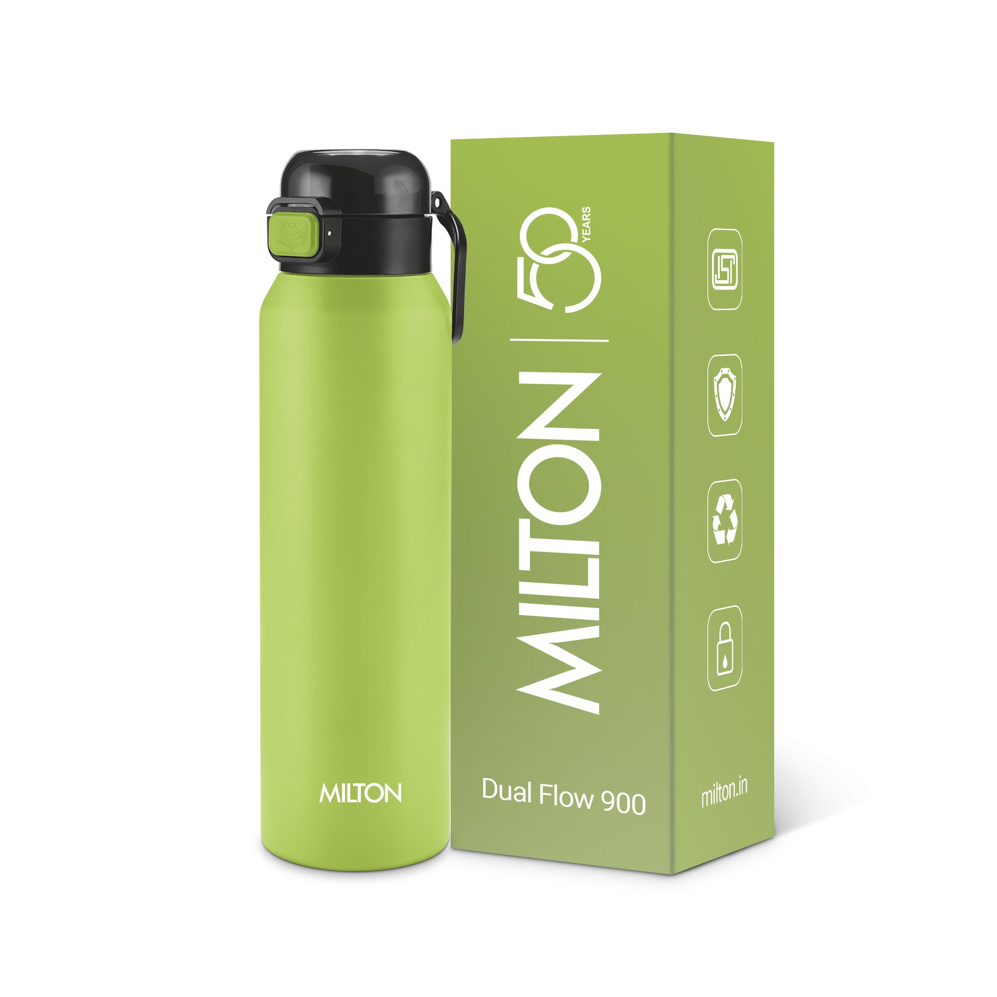 Dual Flow Thermosteel Water Bottle (Milton)