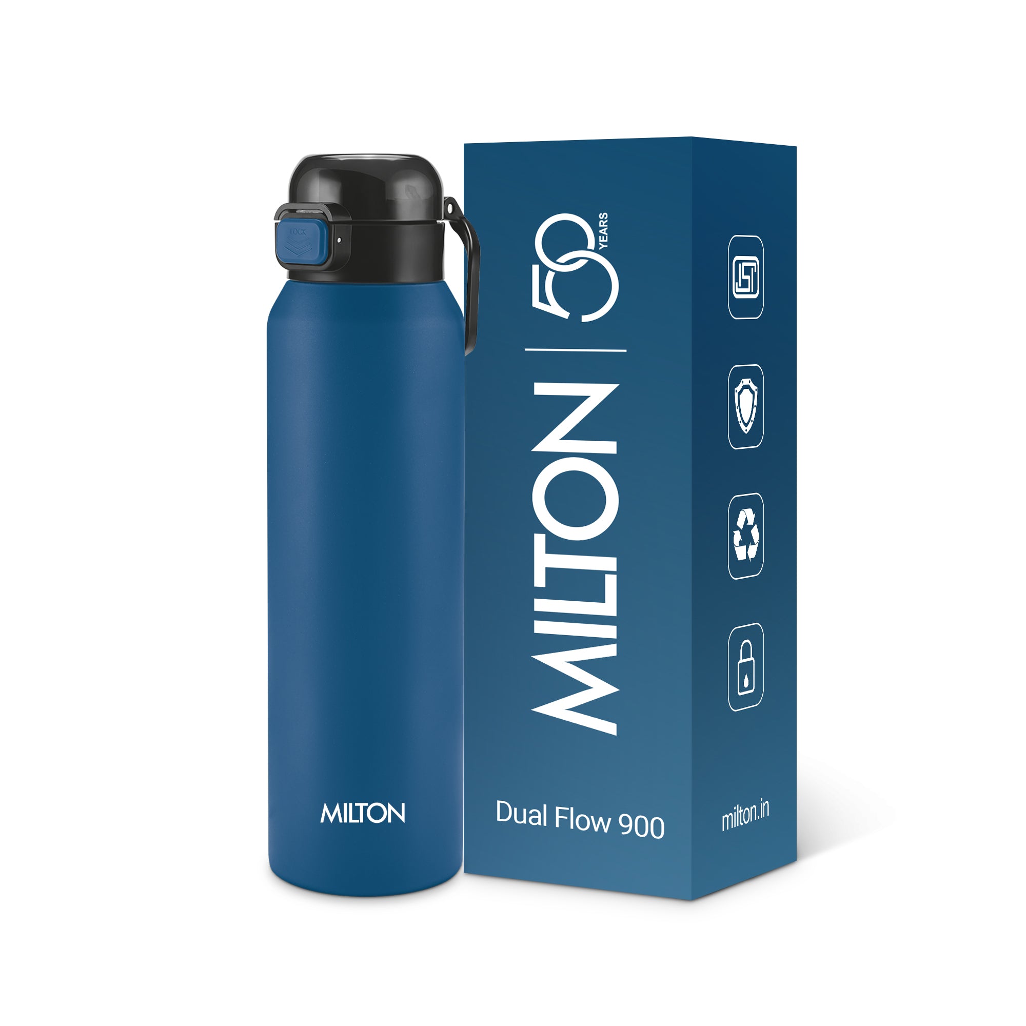 Dual Flow Thermosteel Water Bottle (Milton)