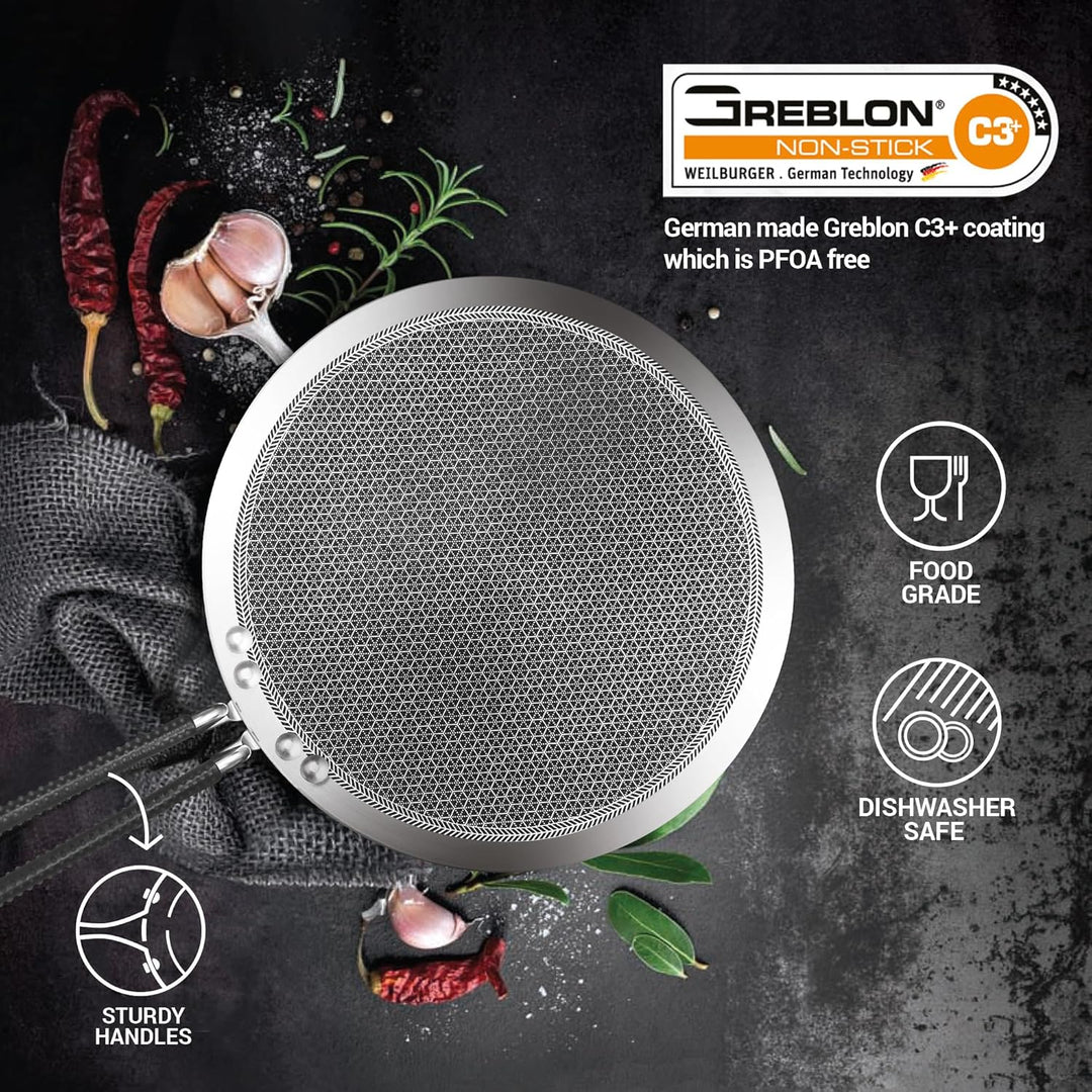 Concave Tawa Honeycomb - (Pro Cook By Milton)