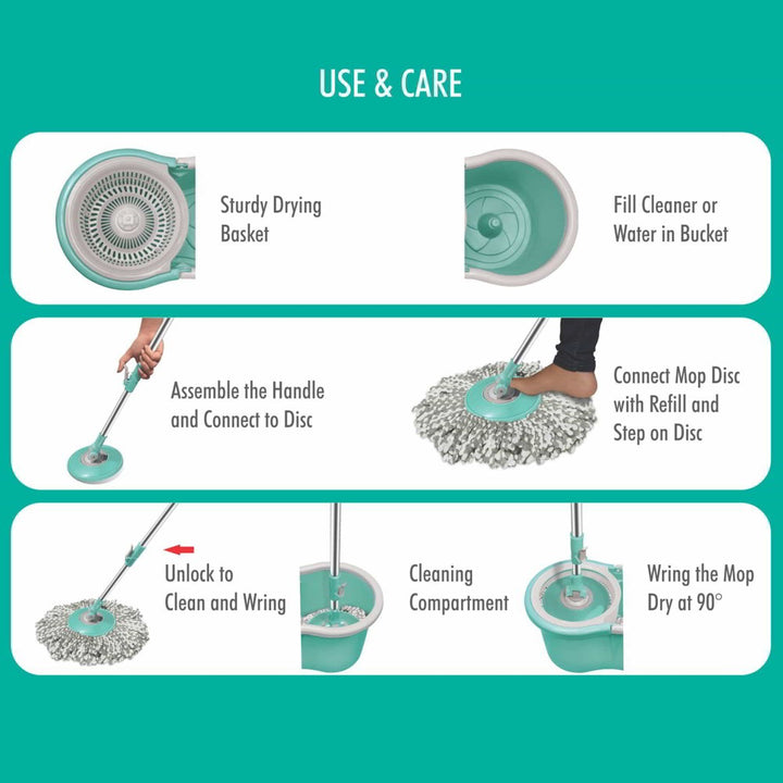 Ace Spin Mop (Spotzero by Milton)