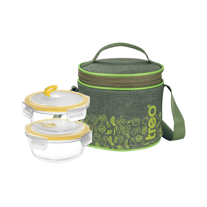 All Fresh Borosilicate Glass Tiffin (Treo by Milton)