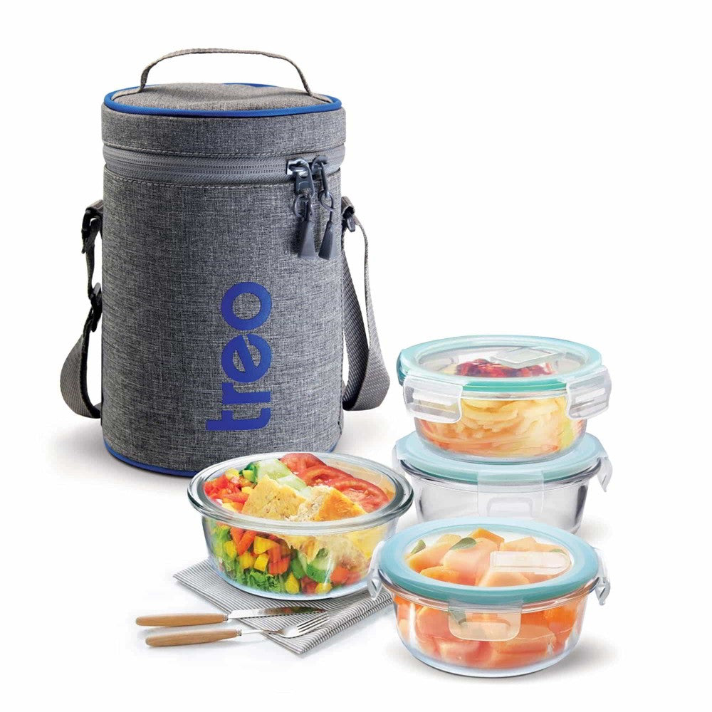 All Fresh Borosilicate Glass Tiffin