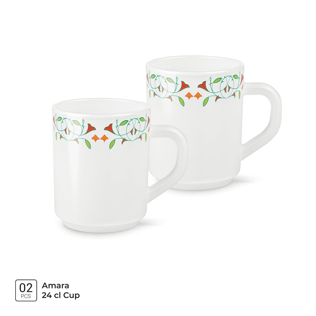 AMARA Cup Set - MEENA (Treo by Milton) - 2 Pcs / 240 ml