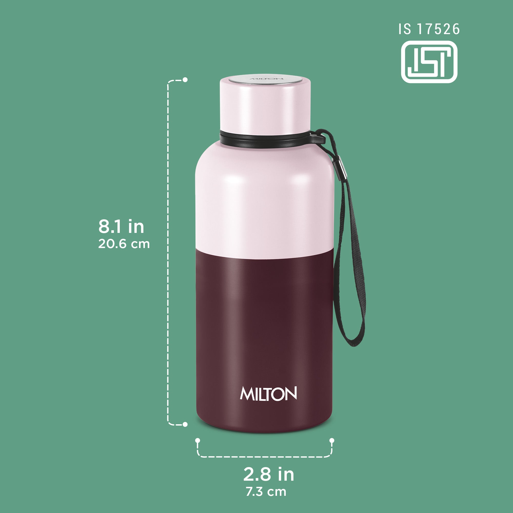 Ancy Thermosteel Water Bottle (Milton)