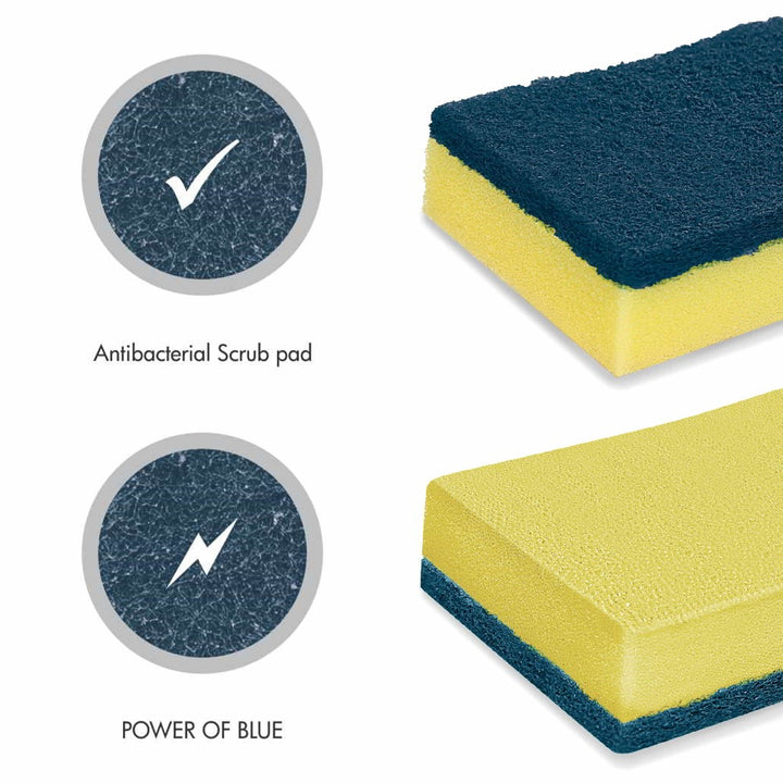 Antibac Power Of Blue Sponge & Scru (Spotzero by Milton)