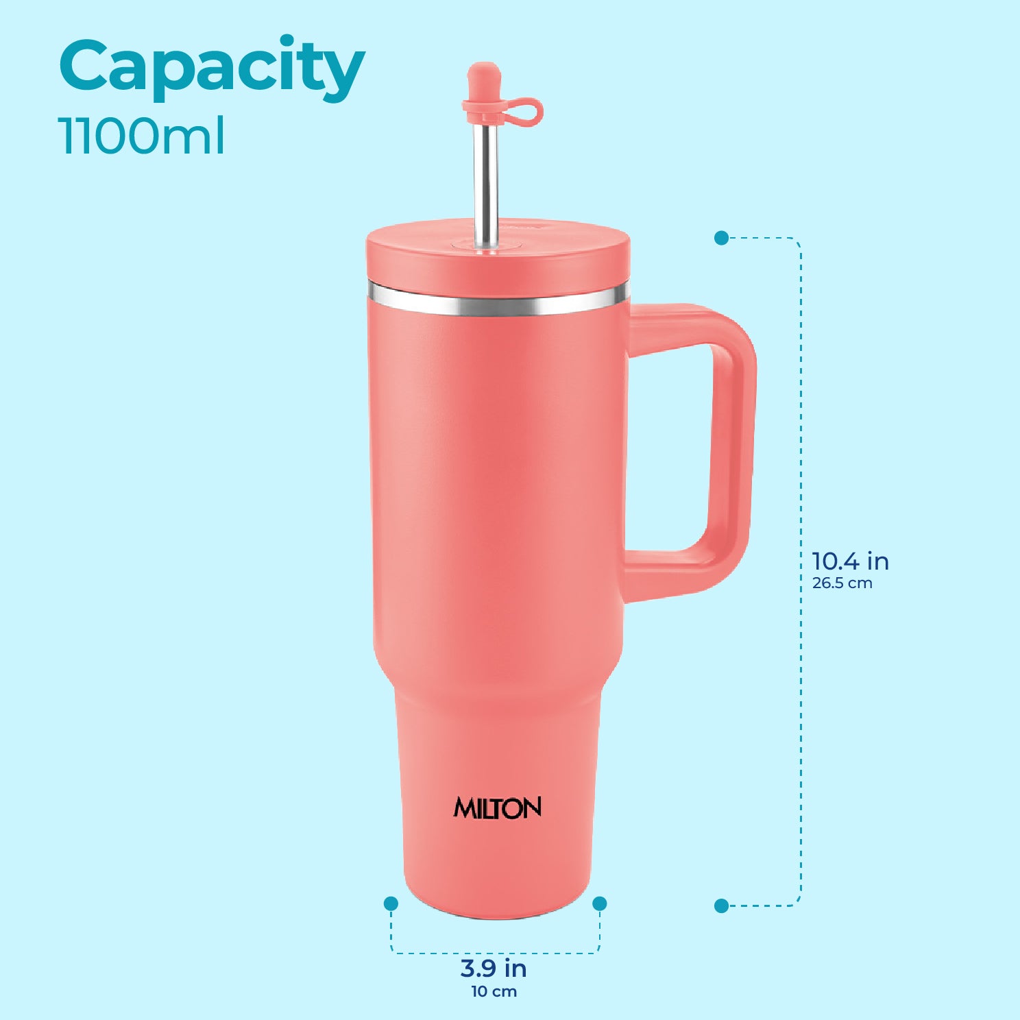 {1100 ml | Coral Orange}