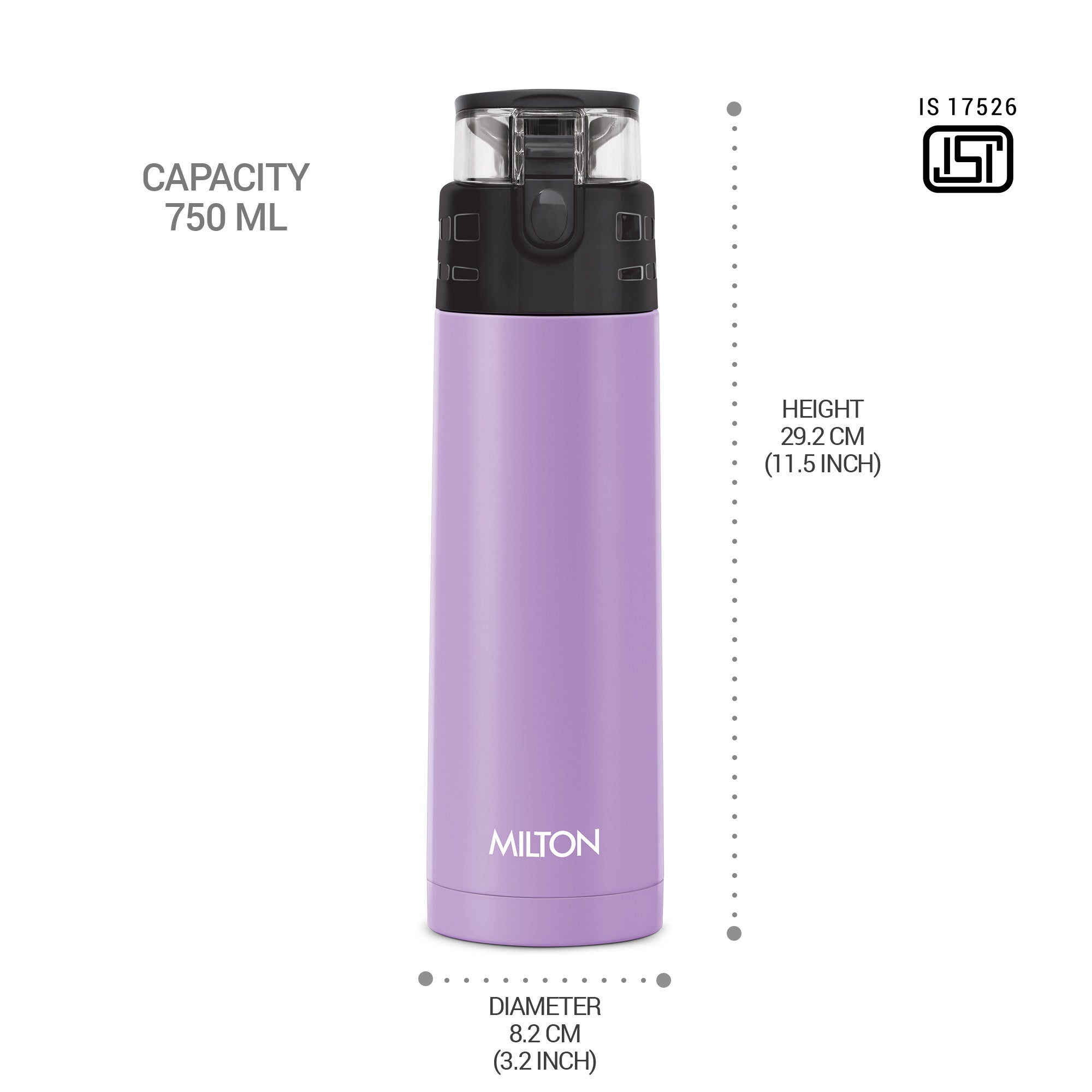 Atlantis Thermosteel Water Bottle (Milton)