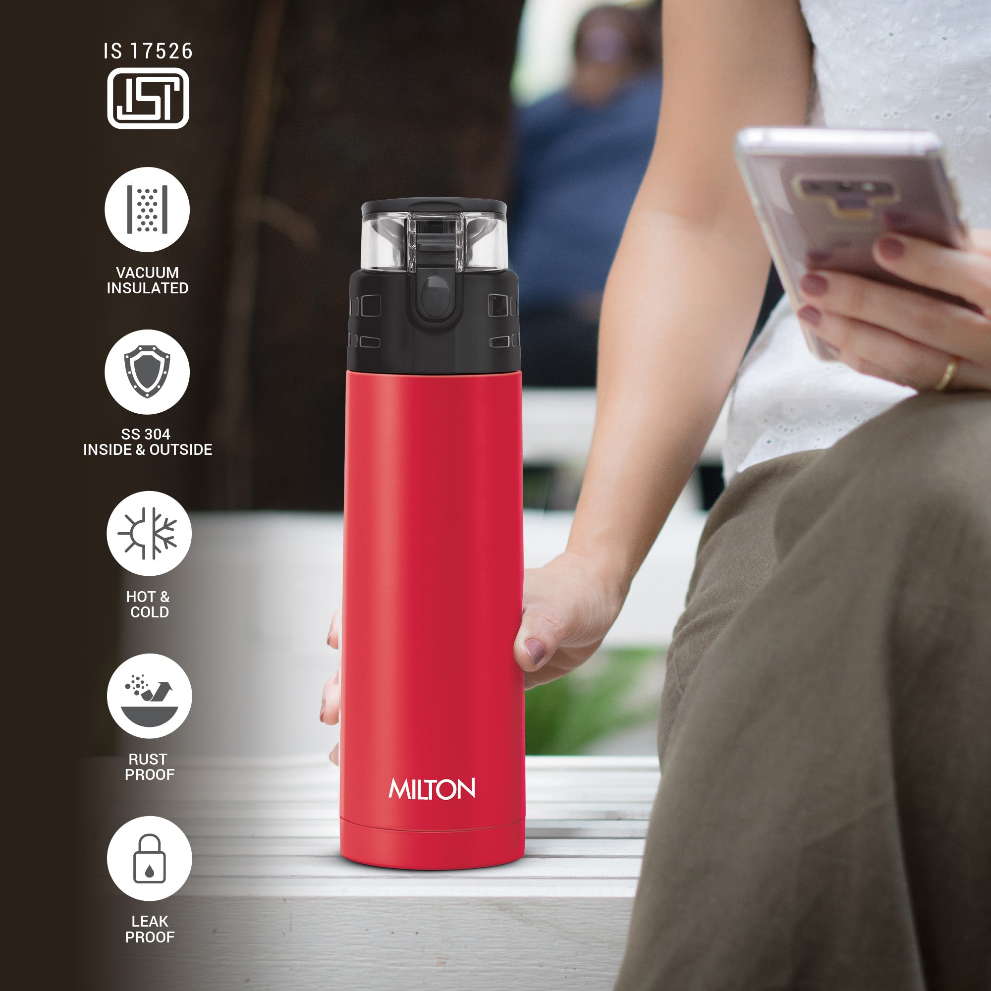 Personalized Atlantis Thermosteel Water Bottle (Milton)