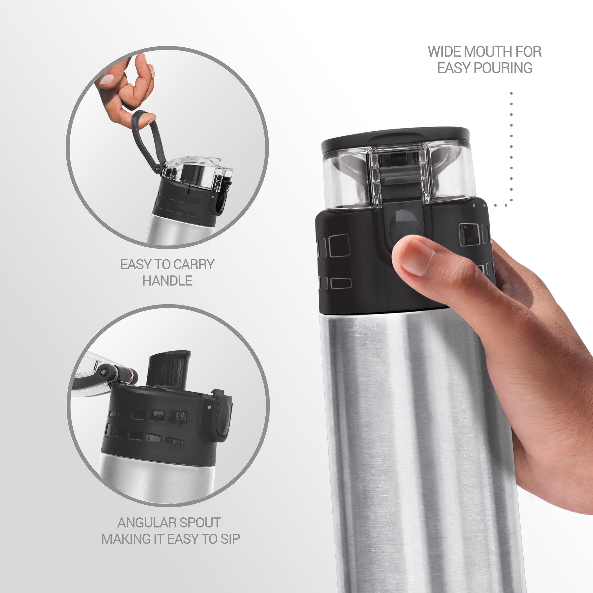 Atlantis Thermosteel Water Bottle (Milton)