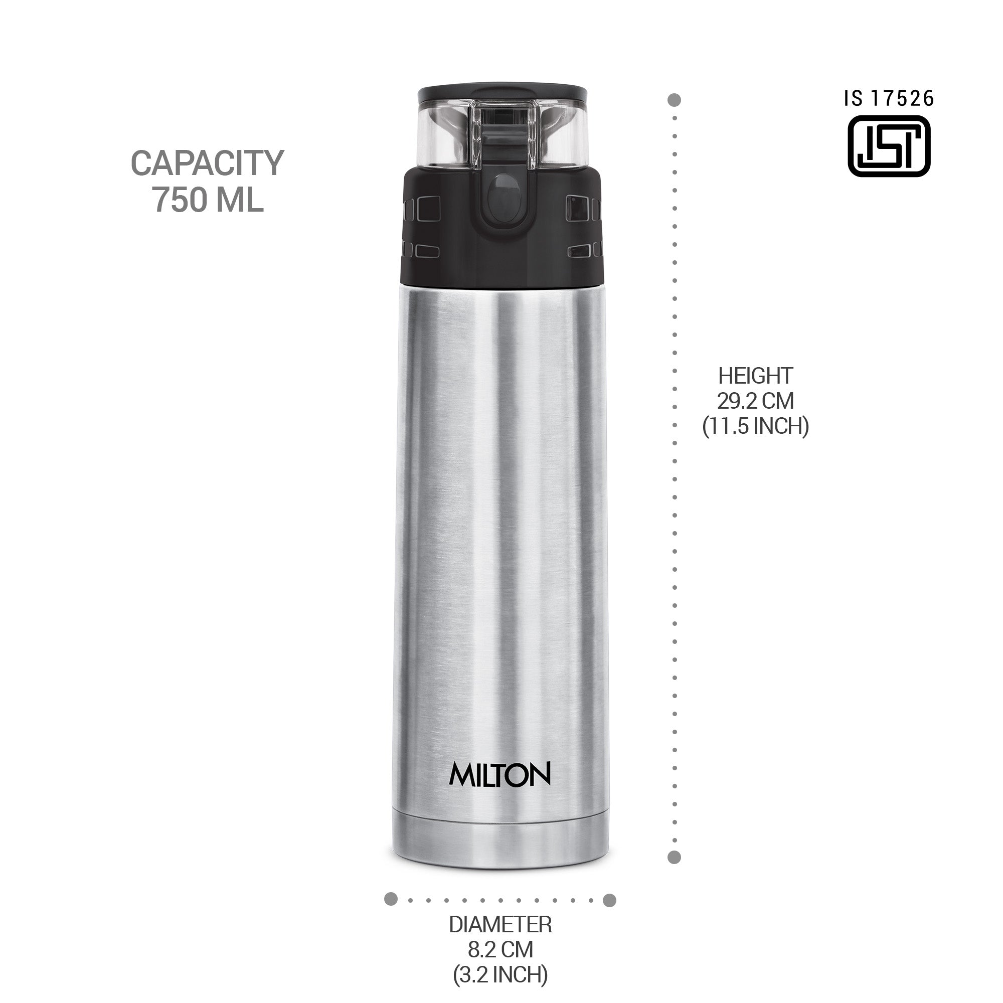 Atlantis Thermosteel Water Bottle (Milton)