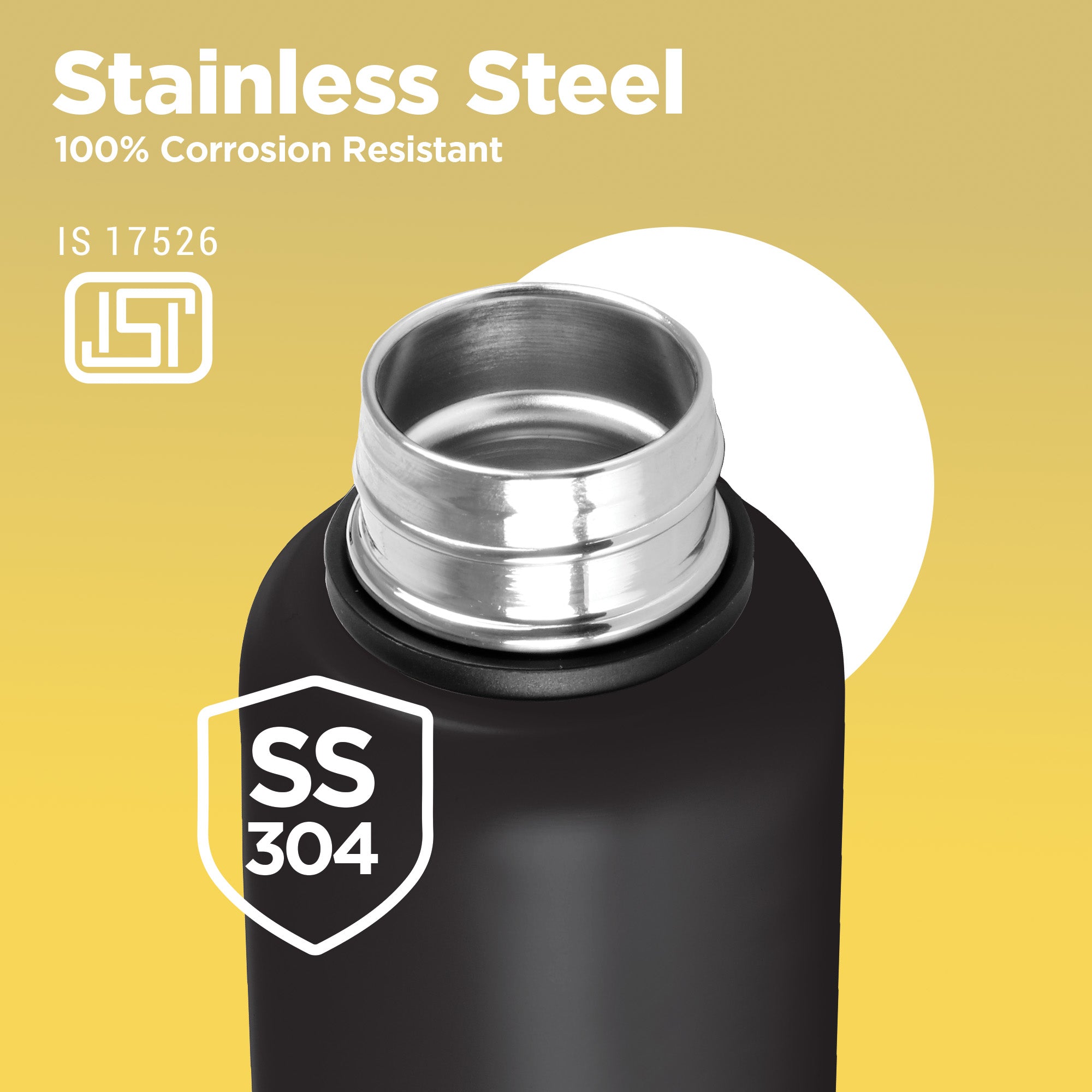 Sports Aura UV Printing Thermosteel Bottle - Chennai Super Kings (CSK) - Milton