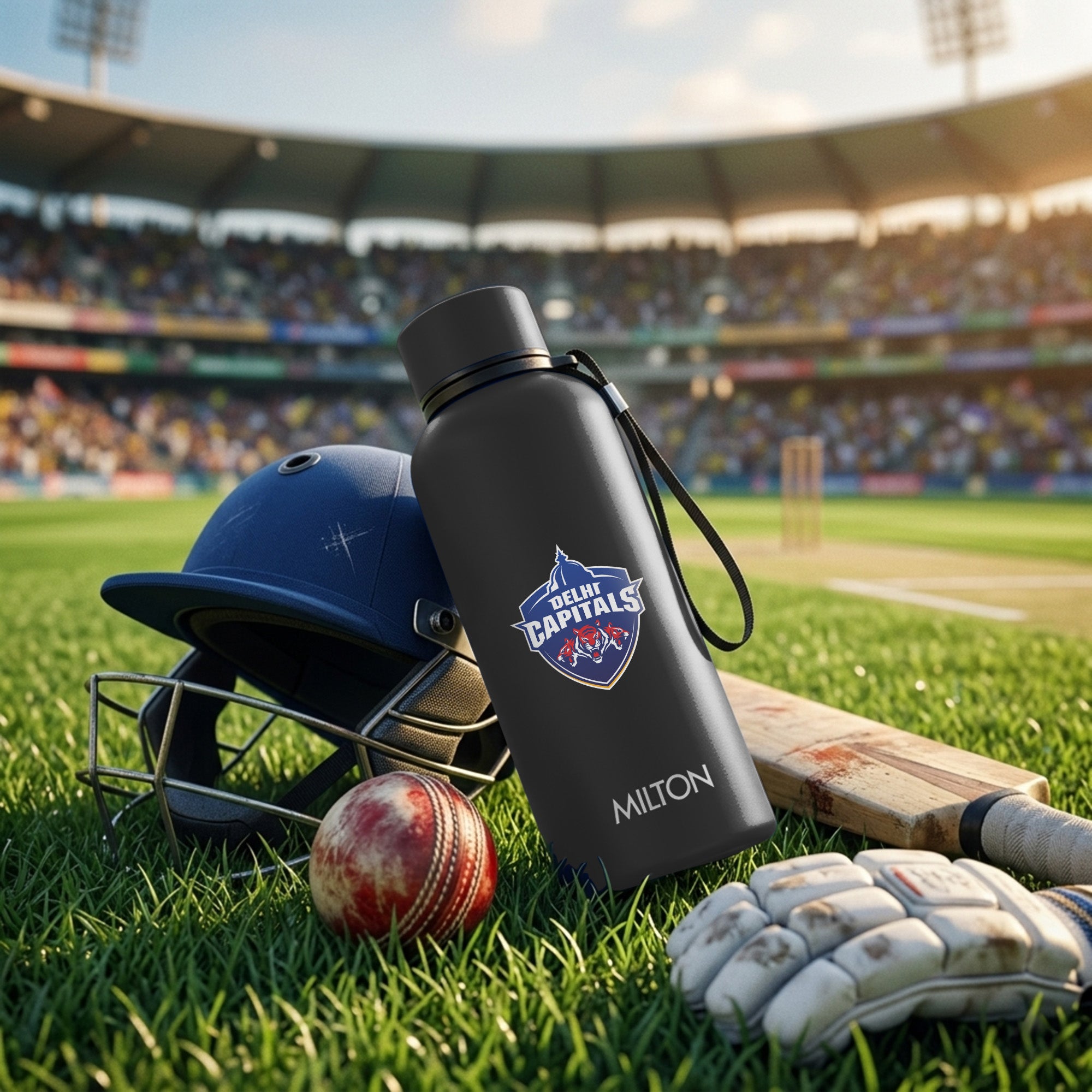Sports Aura UV Printing Thermosteel Bottle - Delhi Capitals (DC) - Milton