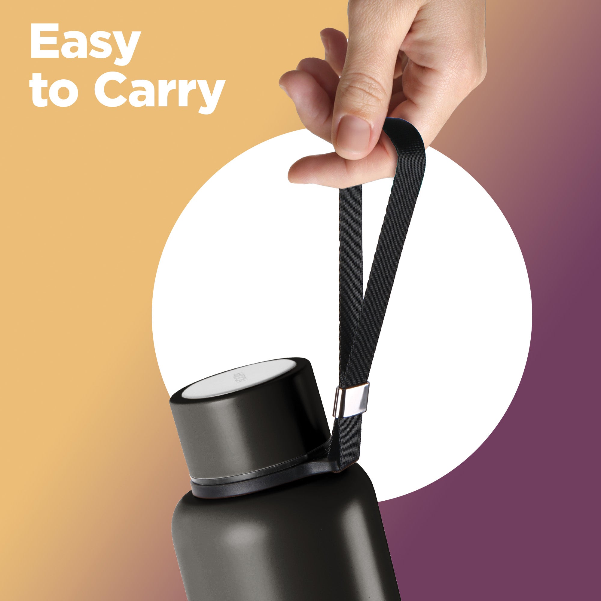 Sports Aura UV Printing Thermosteel Bottle - Kolkata Knight Riders (KKR) - Milton