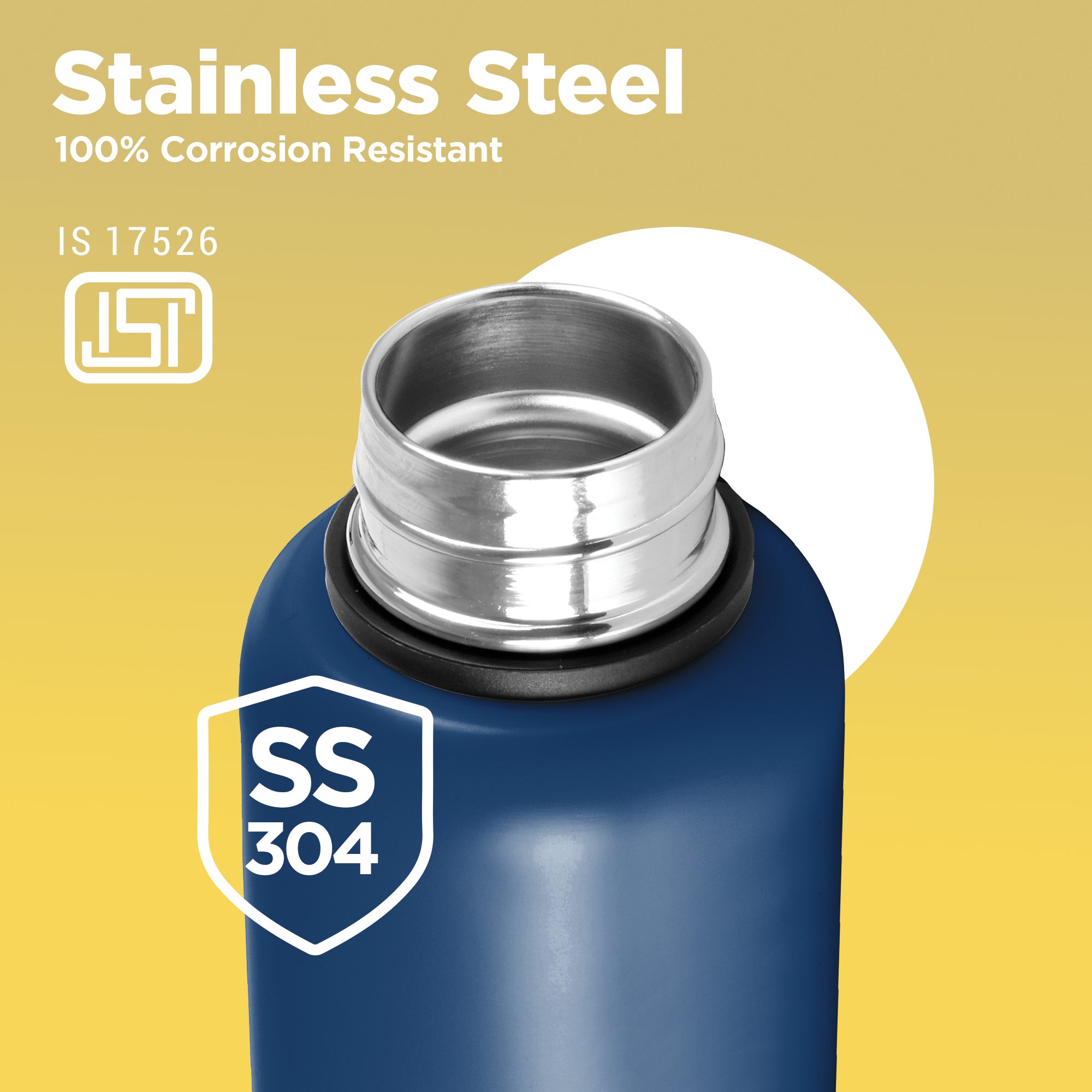 Sports Aura UV Printing Thermosteel Bottle - Chennai Super Kings (CSK) - Milton
