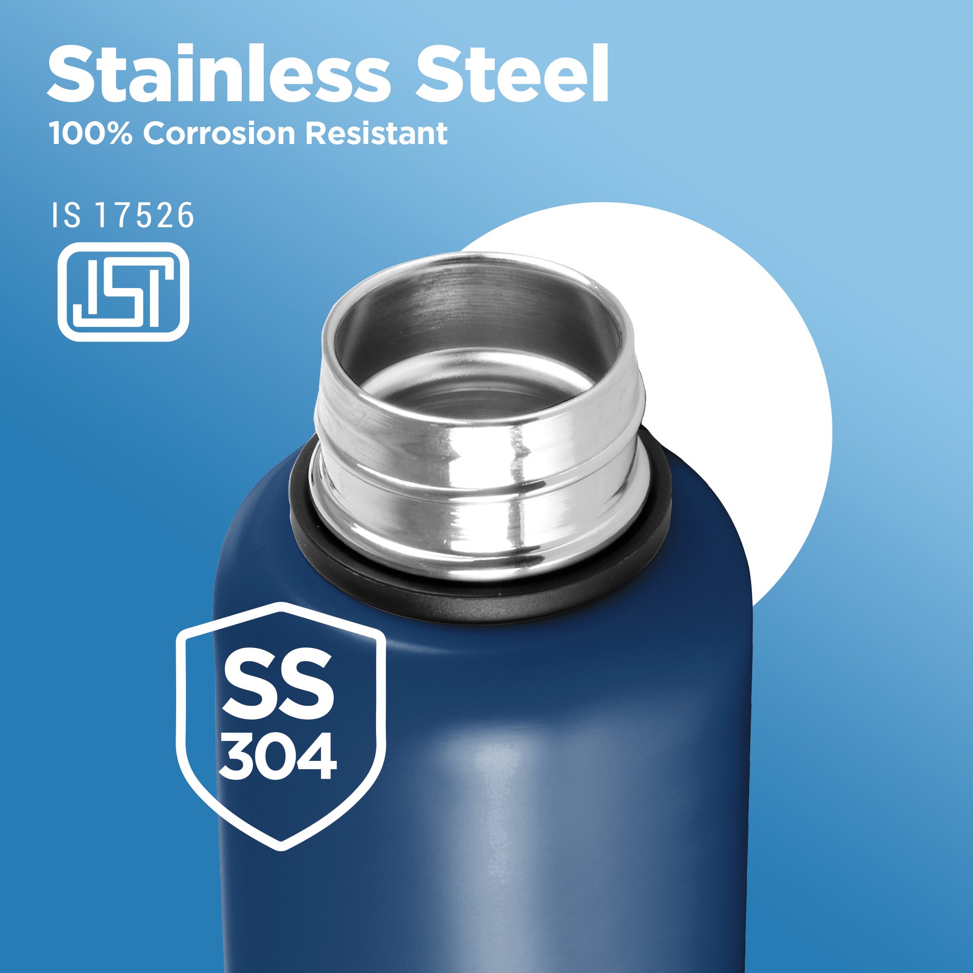 Sports Aura UV Printing Thermosteel Bottle - Delhi Capitals (DC) - Milton