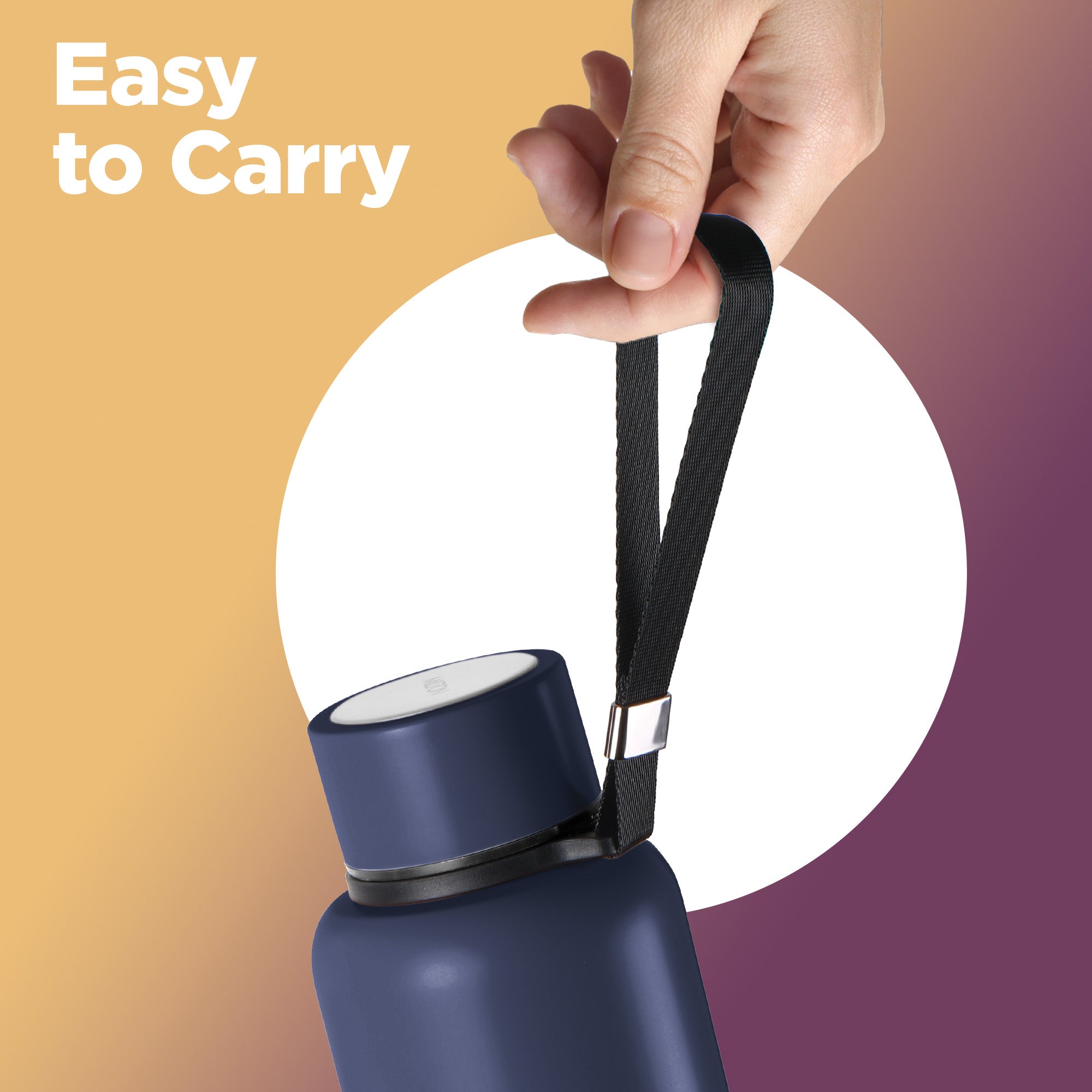 Sports Aura UV Printing Thermosteel Bottle - Kolkata Knight Riders (KKR) - Milton