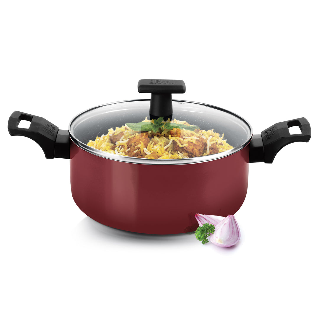 Biryani Pot With Glass Lid Granito Induction