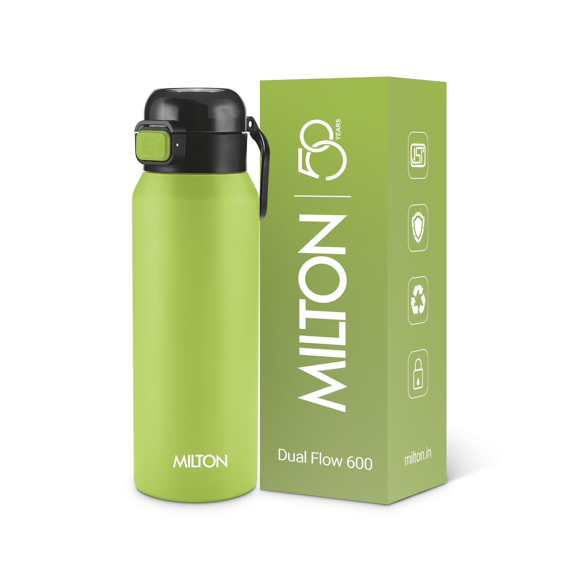 Dual Flow Thermosteel Water Bottle (Milton)