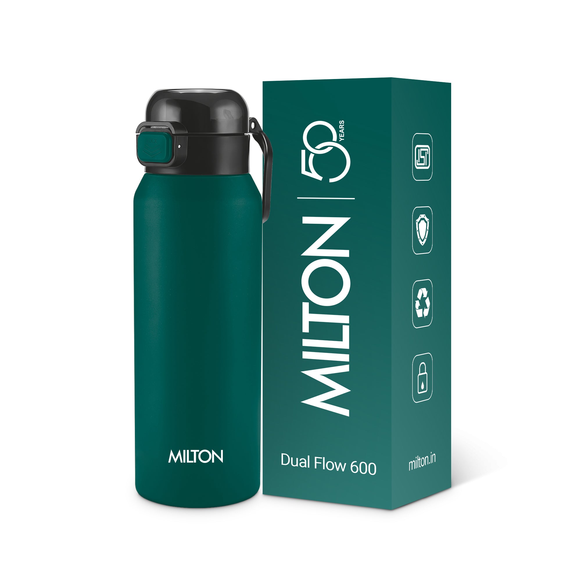 Dual Flow Thermosteel Water Bottle (Milton)