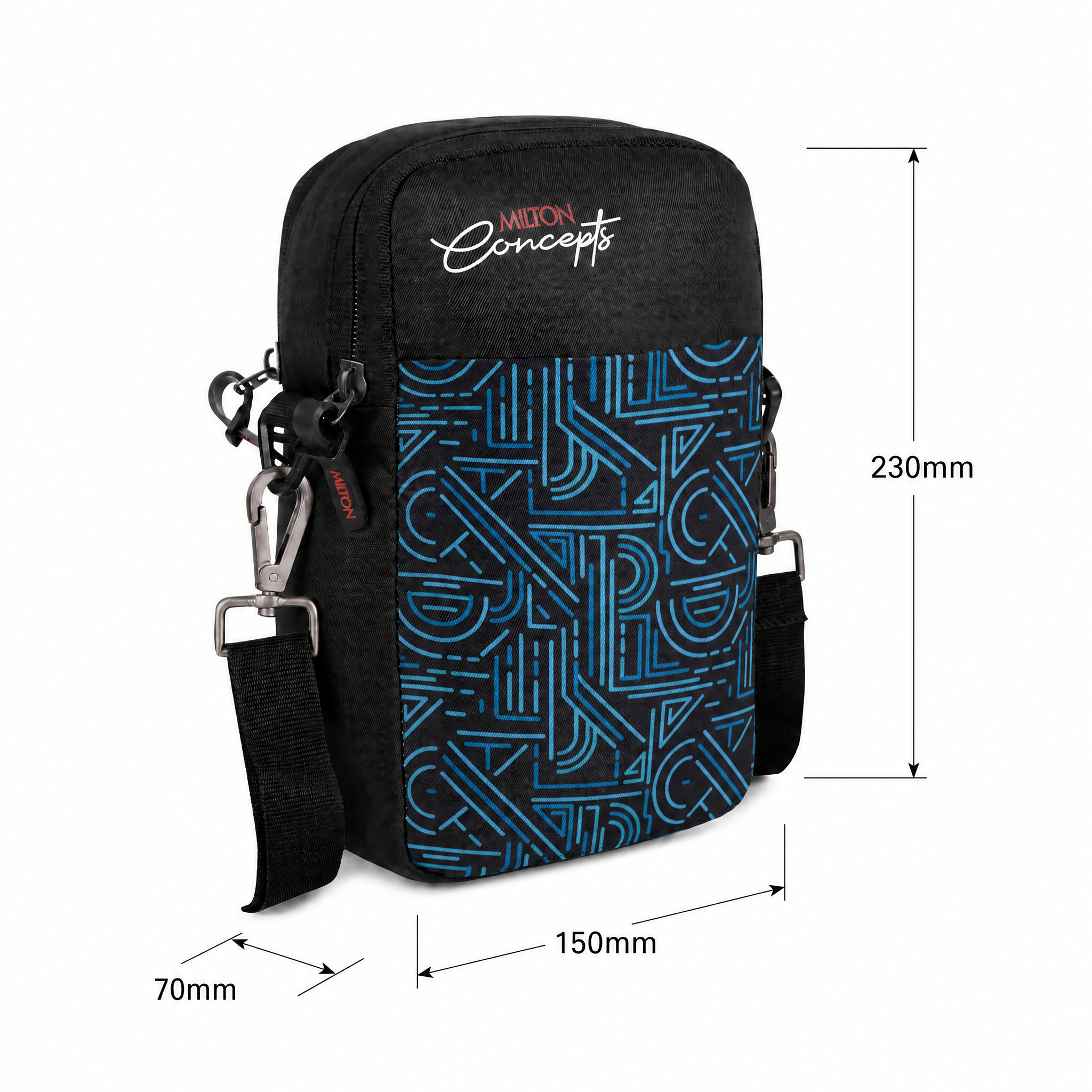 Milton Concepts Sling Bag - Teal Blue