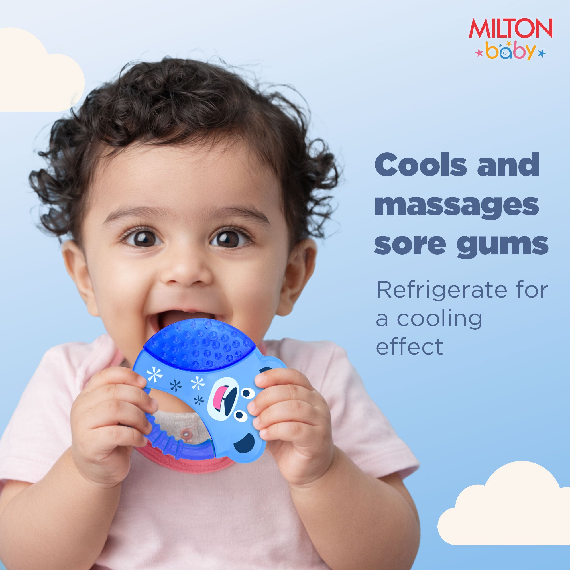 Bear & Frog Water Filled Teether For Baby (Milton)