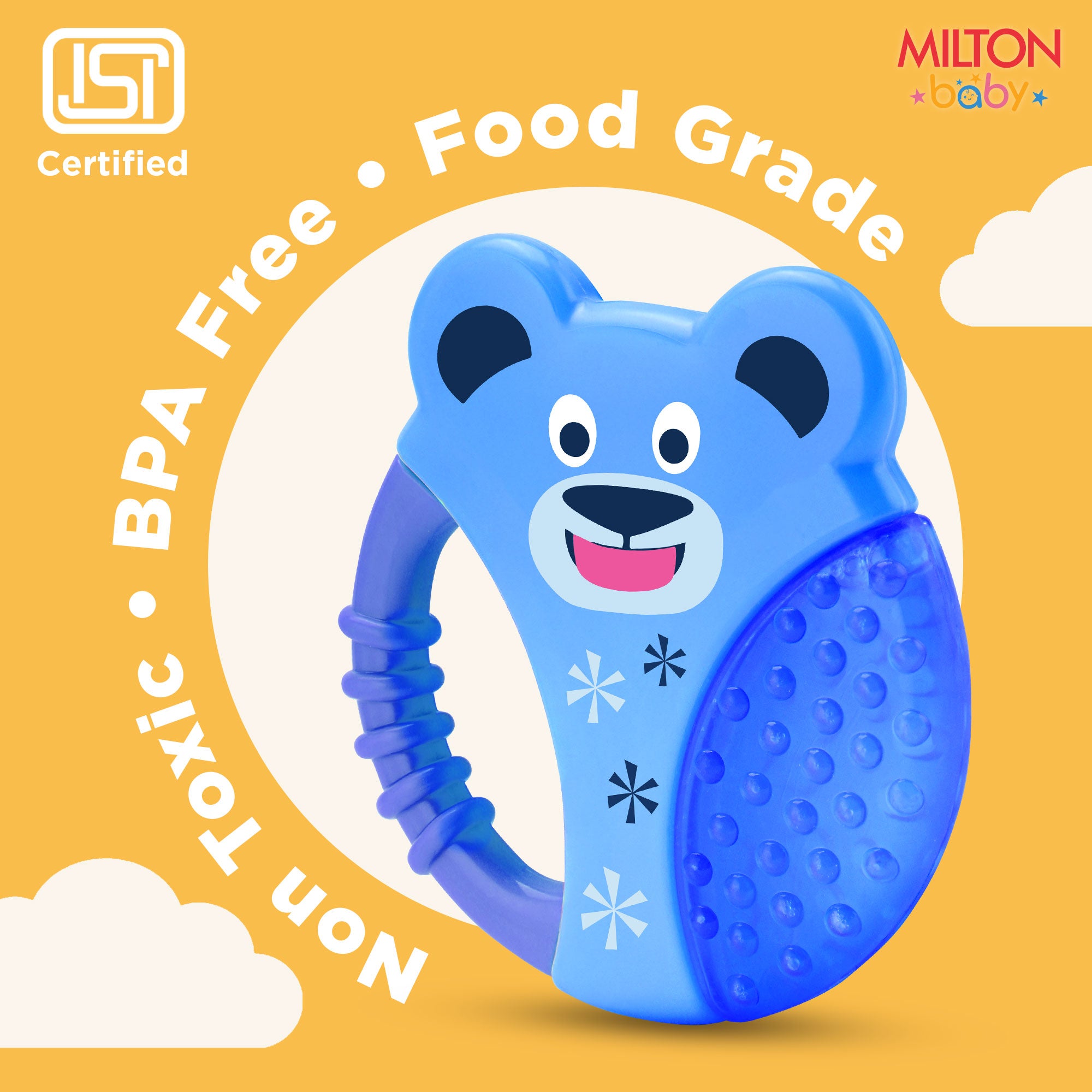 Bear & Frog Water Filled Teether For Baby (Milton)