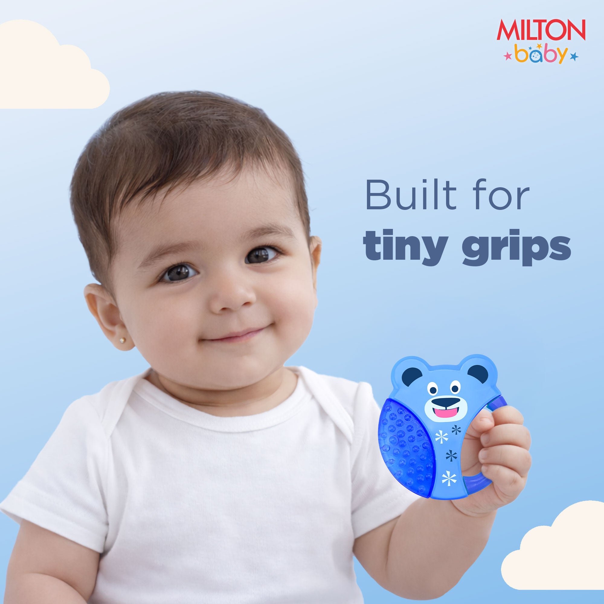 Bear & Frog Water Filled Teether For Baby (Milton)