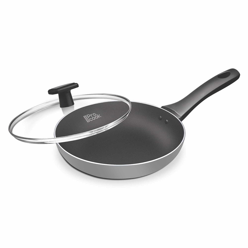 Induction Pan Procook Buy Black Pearl Induction Fry Pan With Lid Online | Milton