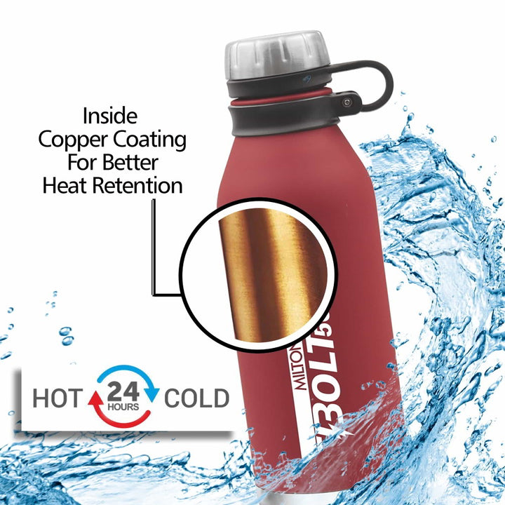 Bolt With Hook Thermosteel Bottle (Milton)
