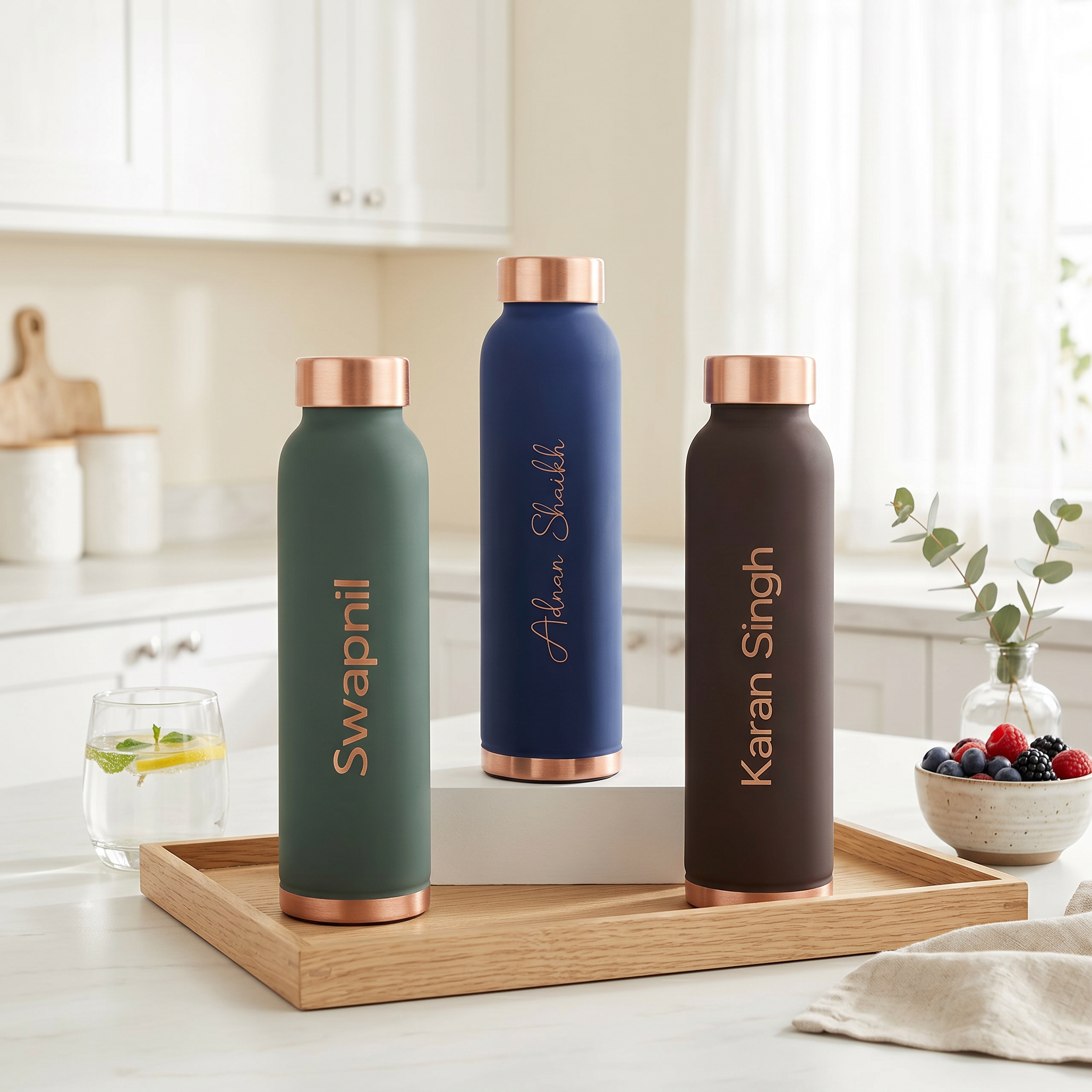 Personalized Copper Arogya Plus Bottle (Milton)