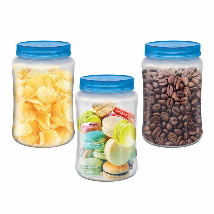 Crisp N Clear 300 -Round 3 Pcs Set Blue by Milton