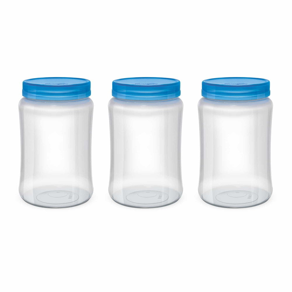 Crisp N Clear 300 -Round 3 Pcs Set Blue (Milton)