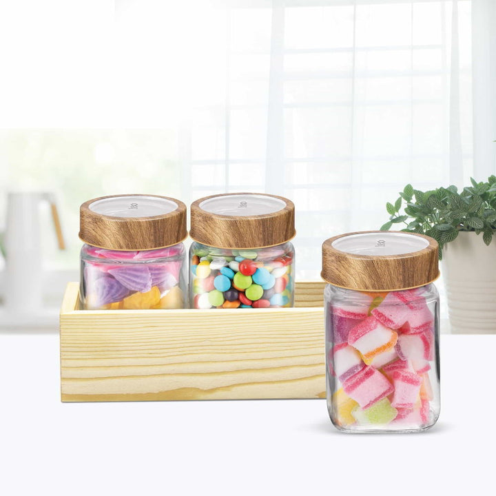 Cuwood Glass Jar