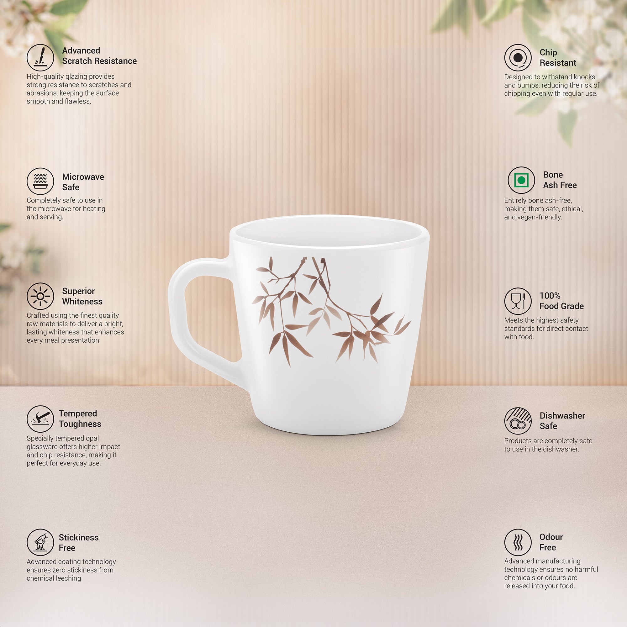 Carmine Cup Set - ARASHI (Treo by Milton)