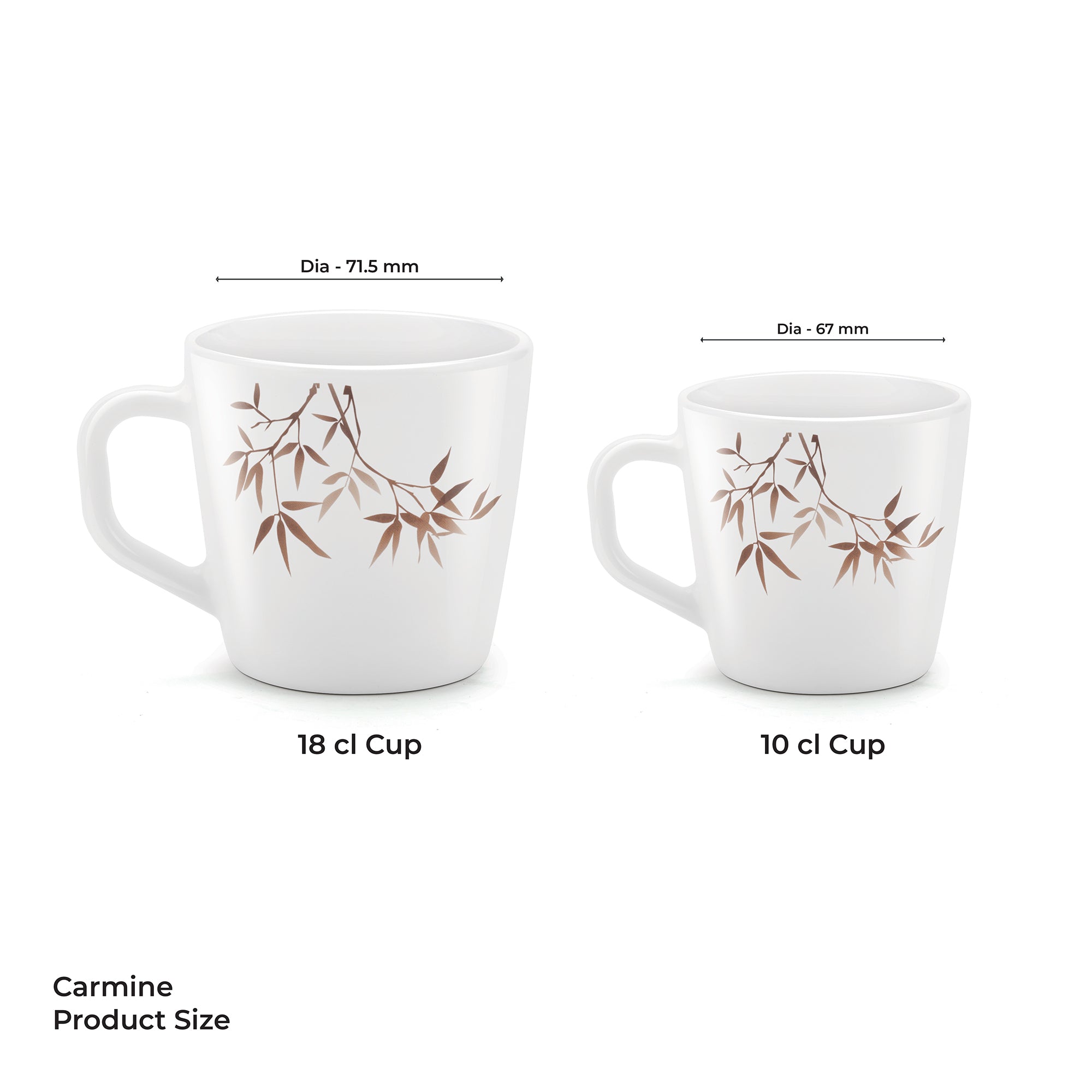 Carmine Cup Set - ARASHI (Treo by Milton)