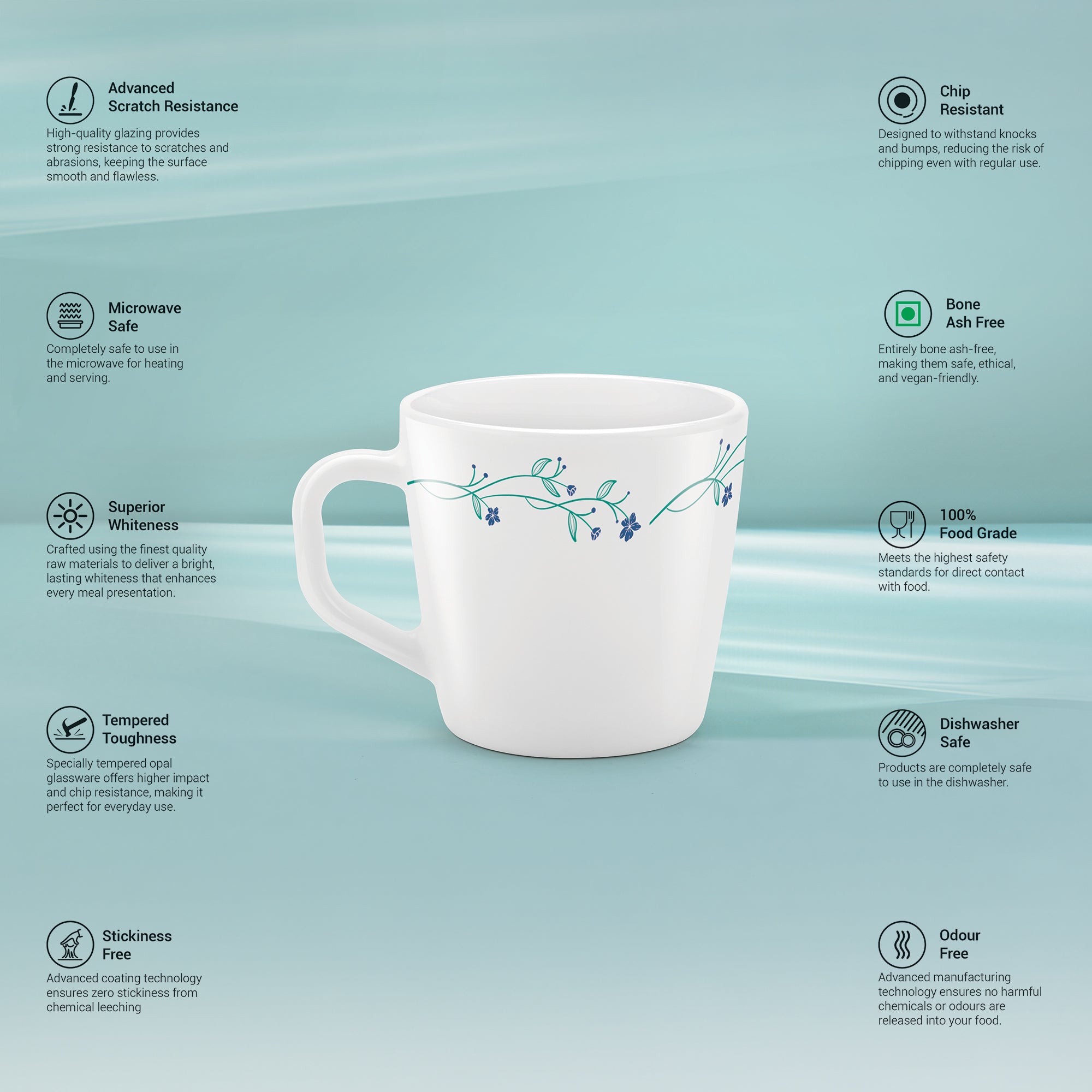 Carmine Cup Set - MUREL (Treo by Milton)
