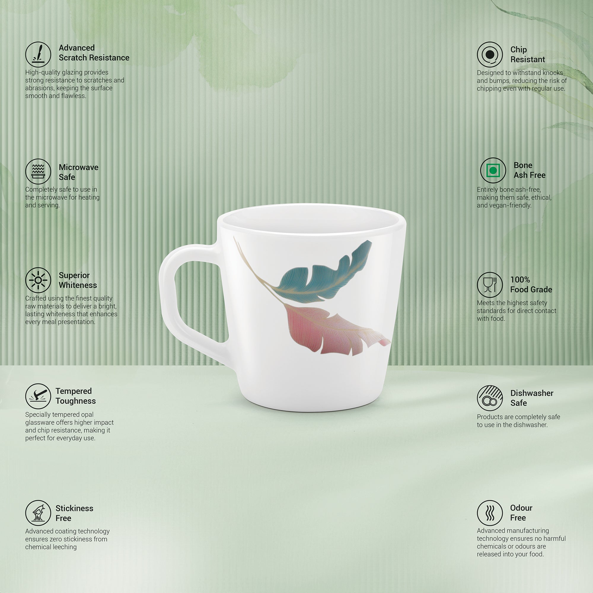 Carmine Cup Set - PALMA (Treo by Milton)