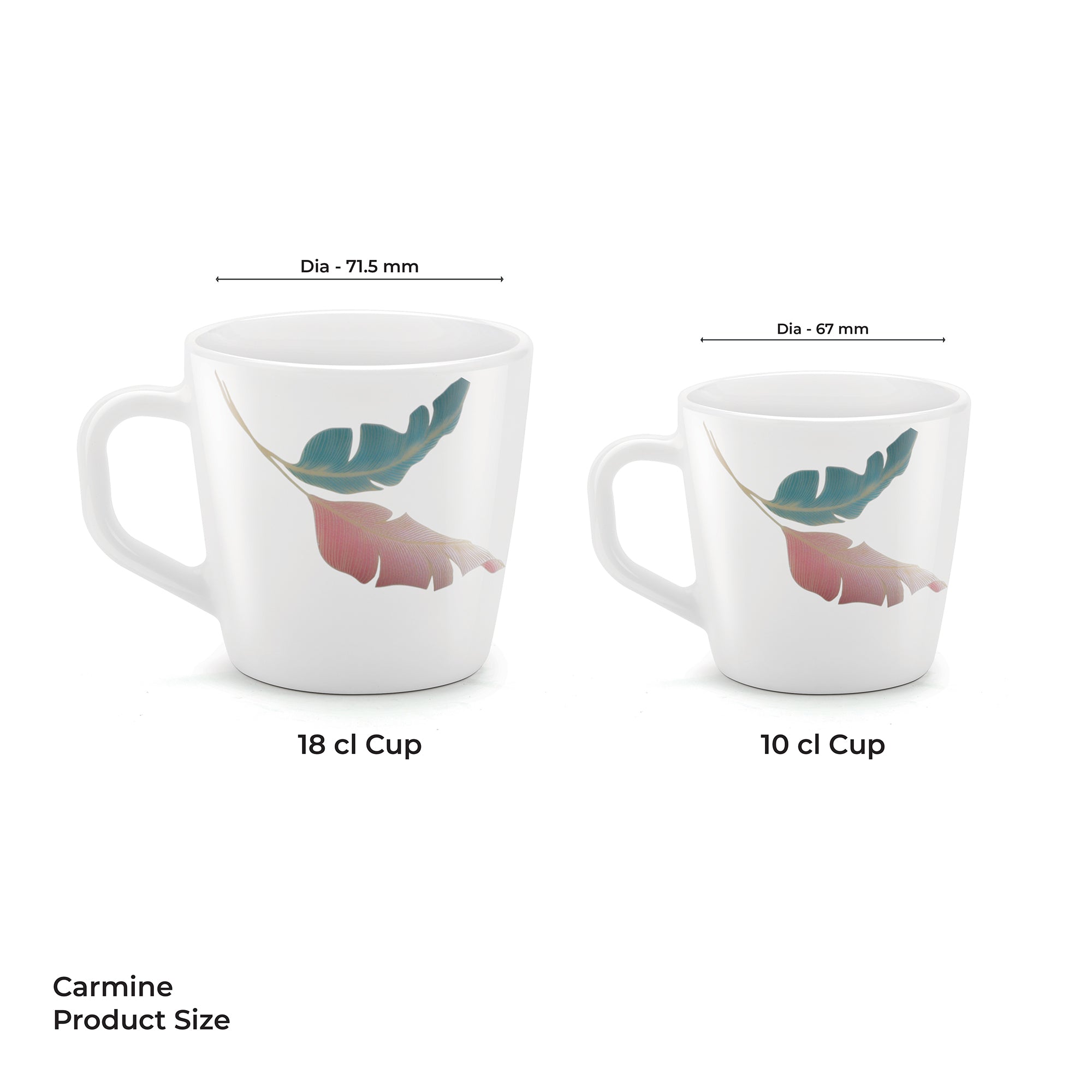 Carmine Cup Set - PALMA (Treo by Milton)