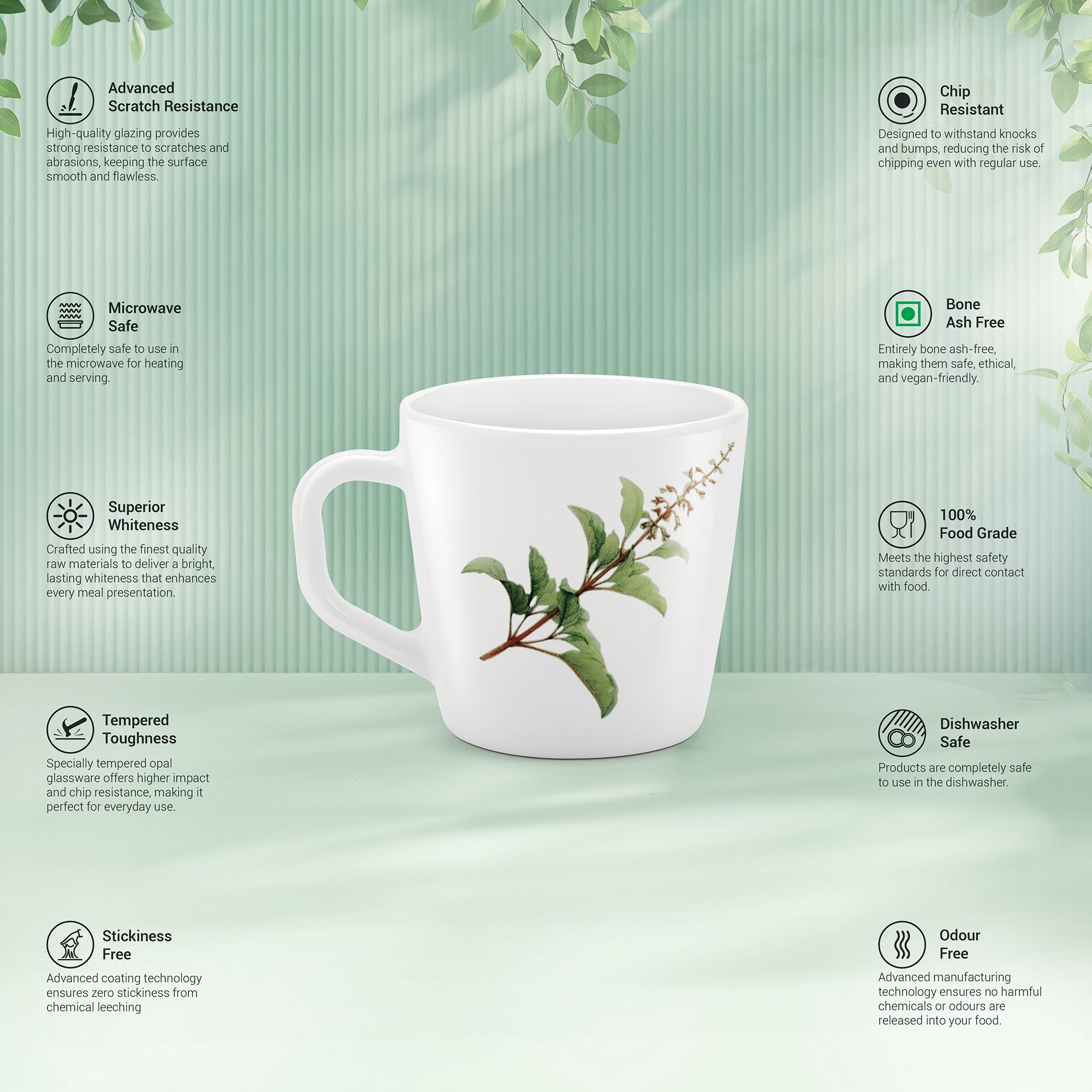 Carmine Cup Set - SAVIRA (Treo by Milton)