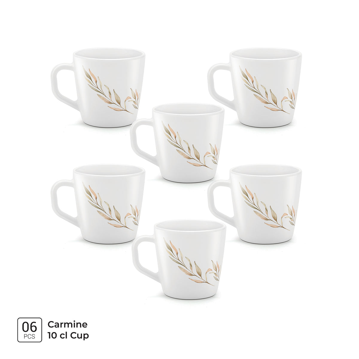 Carmine Cup Set - SELENE (Treo by Milton) - 6 Pcs / 100 ml