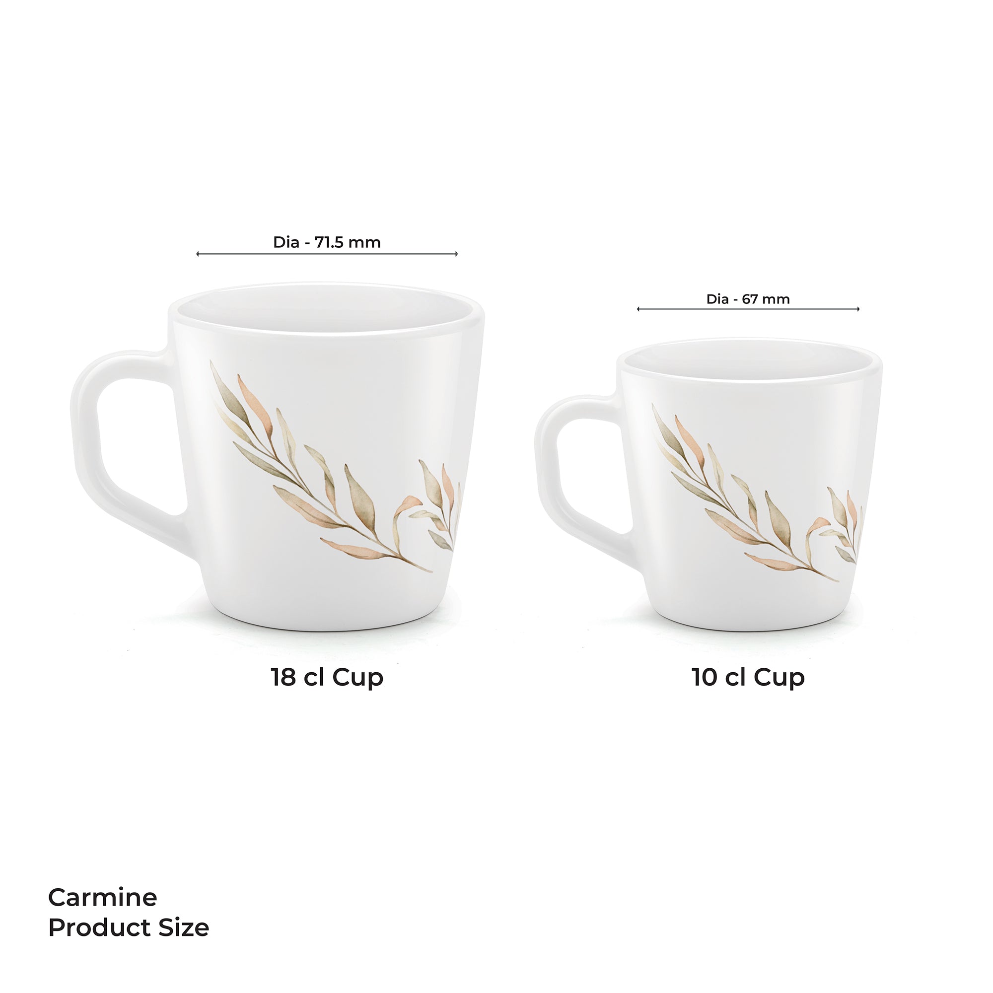 Carmine Cup Set - SELENE (Treo by Milton)