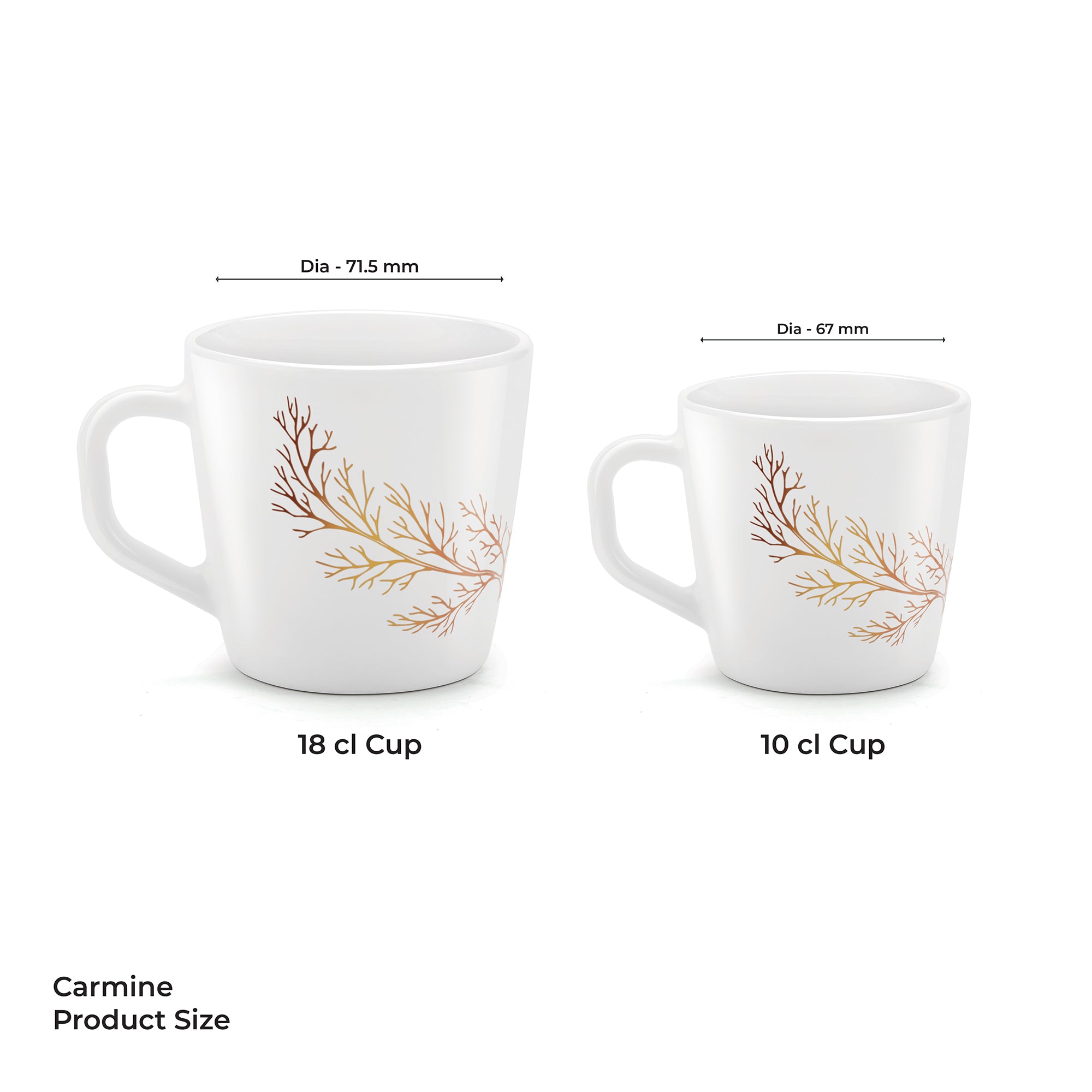 Carmine Cup Set - SILVIA (Treo by Milton)