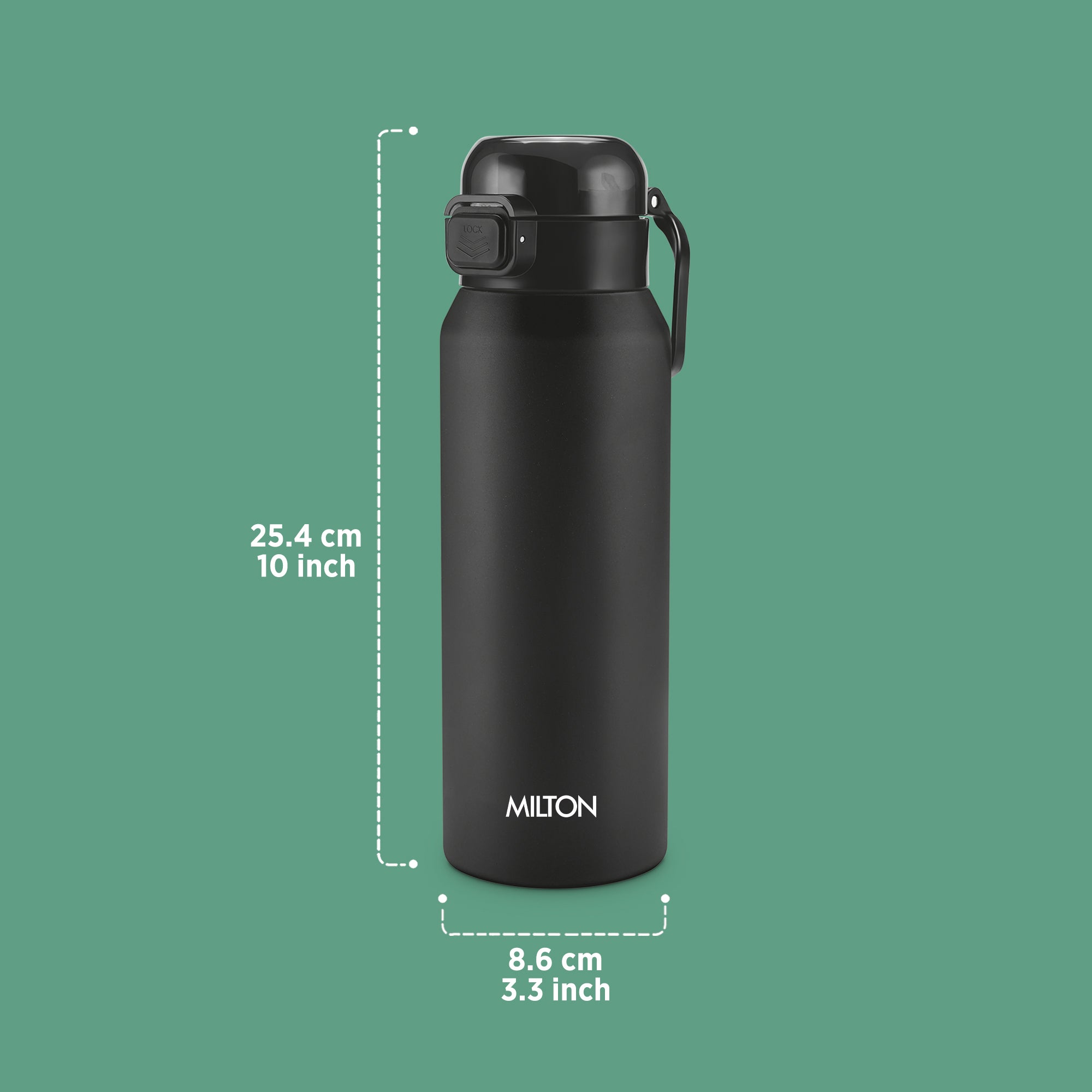 Dual Flow Thermosteel Water Bottle (Milton)