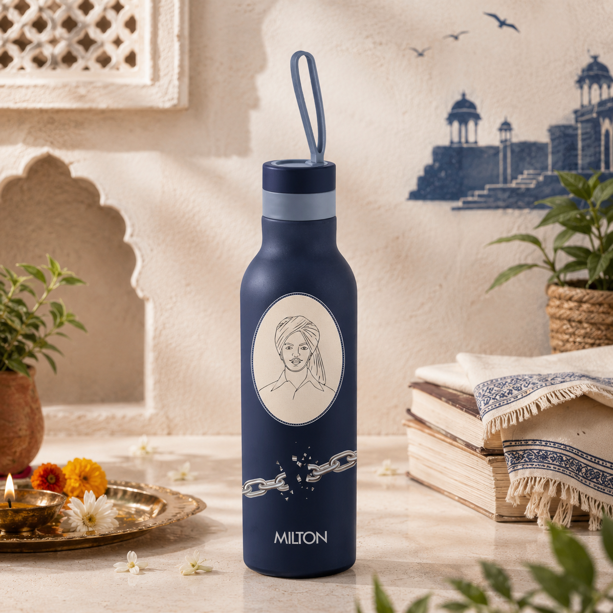 {Bhagat Singh - Navy Blue | 730 ml}