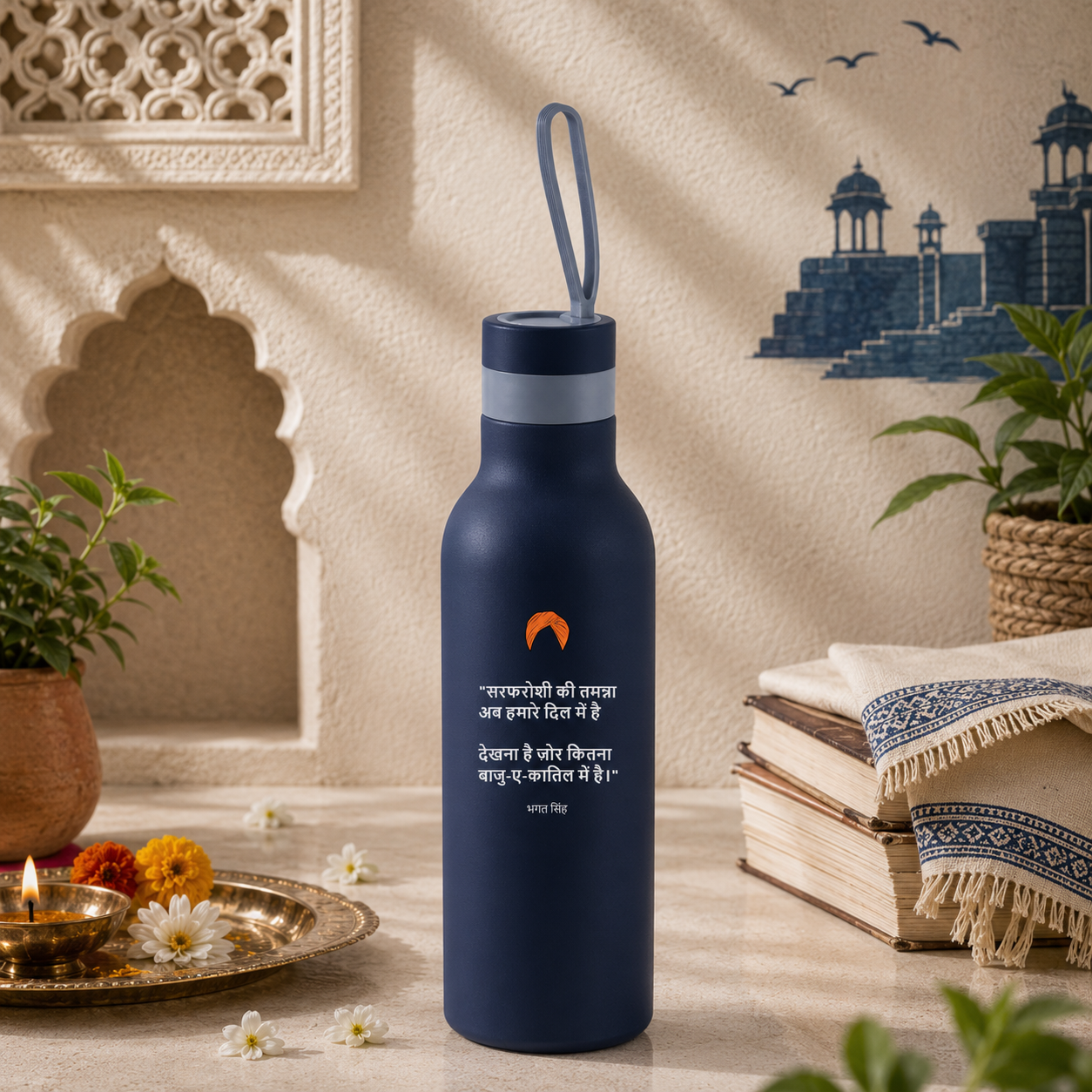 {Bhagat Singh - Navy Blue | 730 ml}