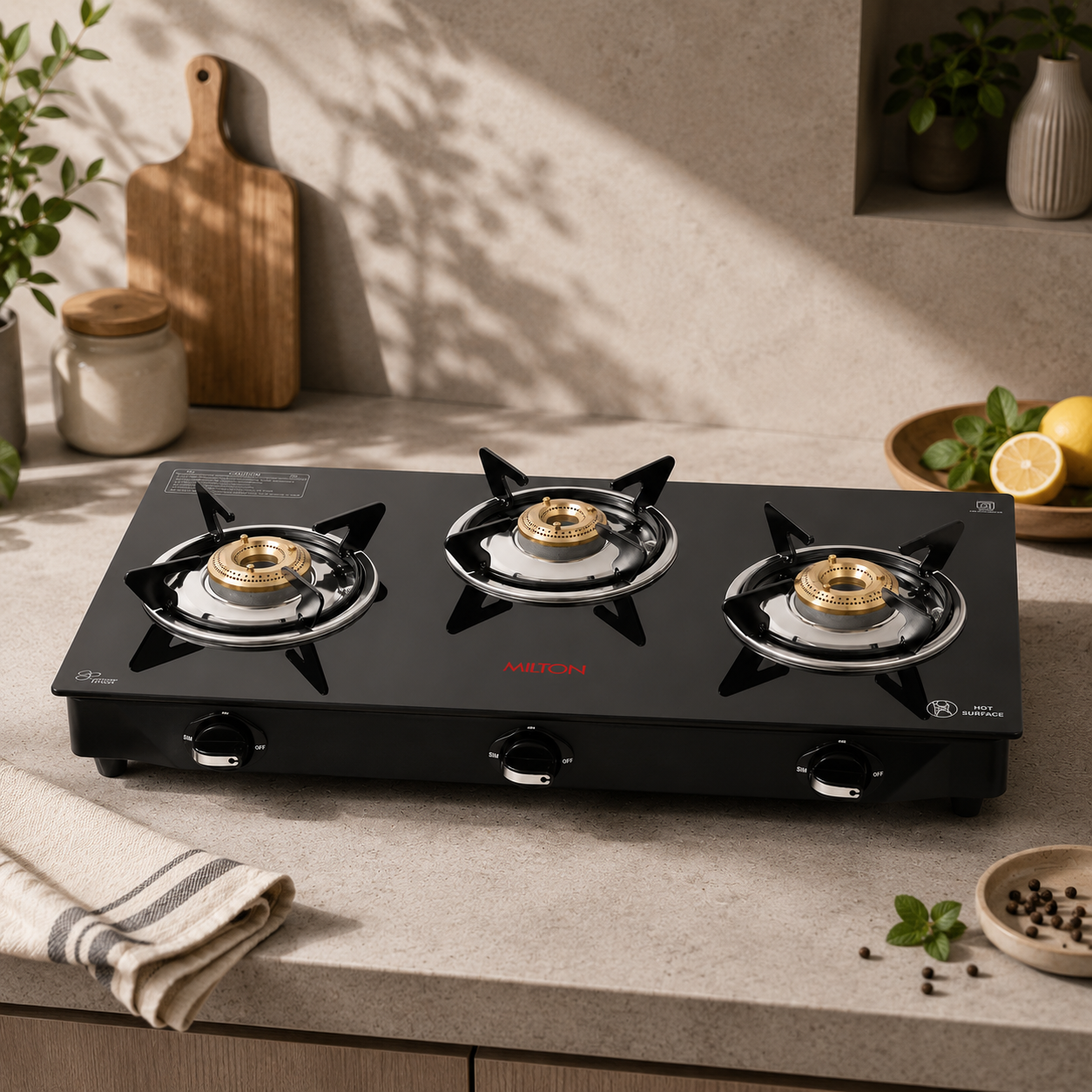 3 Burners