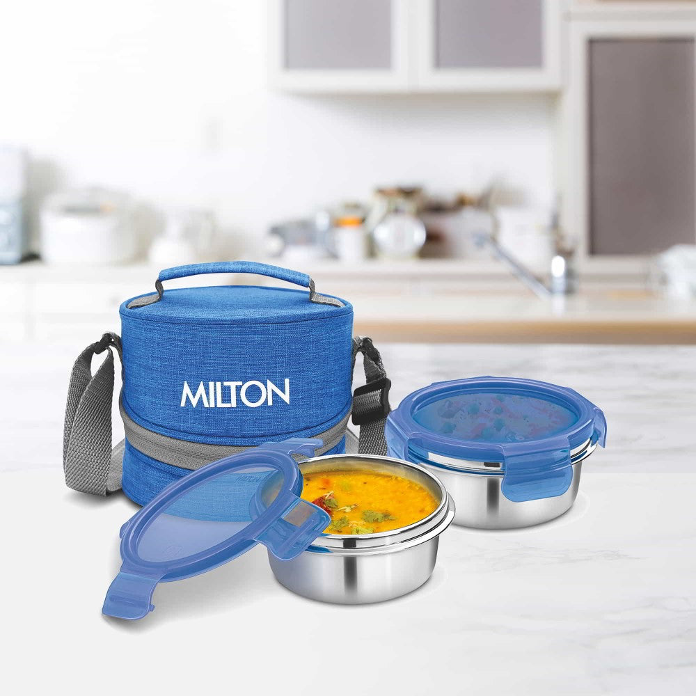 Milton steel lunch sales box with bag