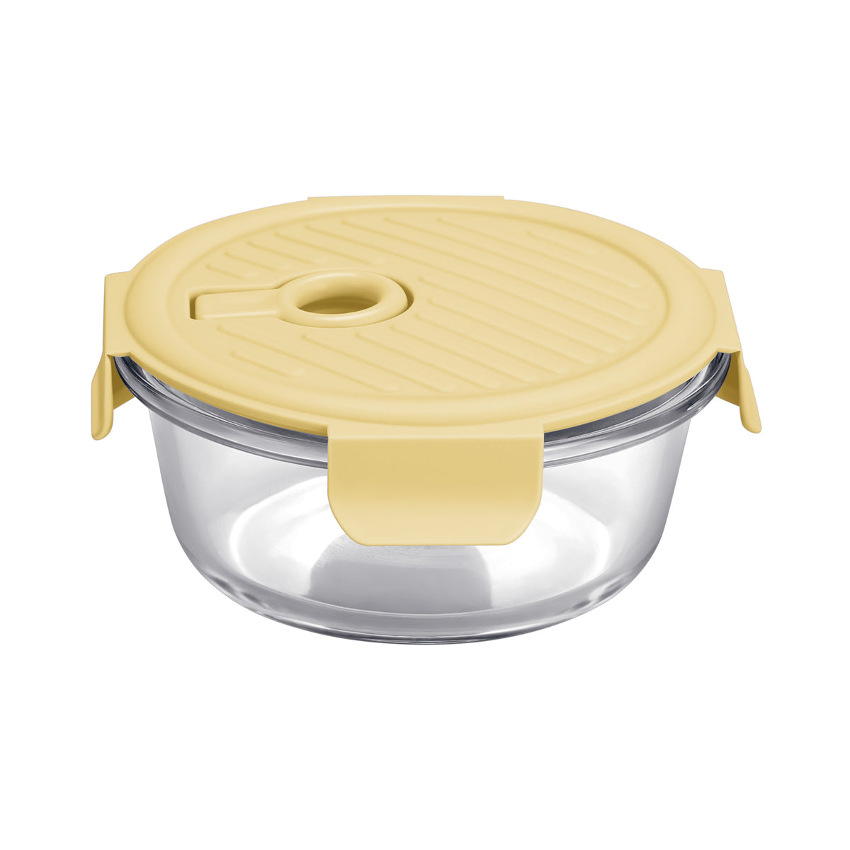 Lumino Fresh Round Containers (Treo by Milton) - 400 ml / Yellow / 1 Piece